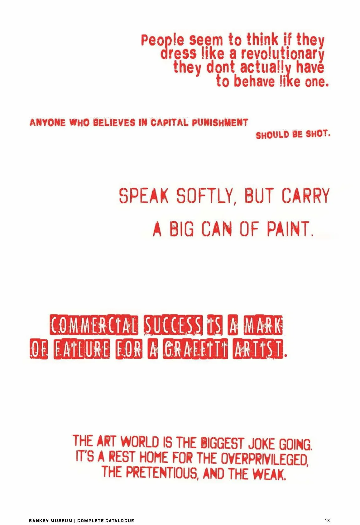 Banksy Museum: Complete Catalogue