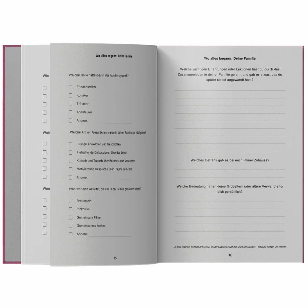 Oma, erzähl mir deine Geschichte: Das Erinnerungsbuch zum Ausfüllen | Ein persönliches und besonderes Geschenk für Großmütter – zum Verschenken und Zurückbekommen