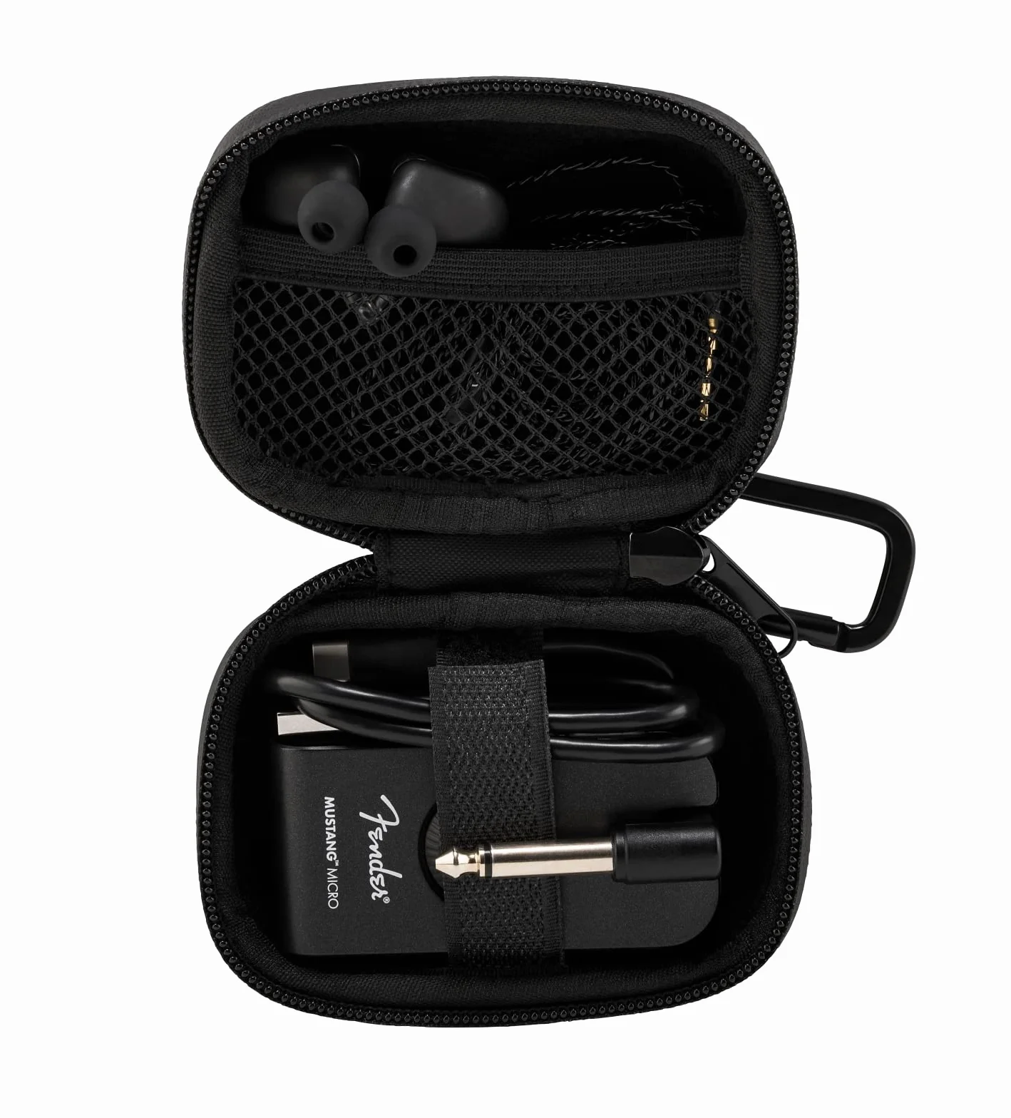 Fender Mustang Micro Case - doskonałe akcesorium do Mustang Micro lub Micro Plus, czarny, jeden rozmiar, etui