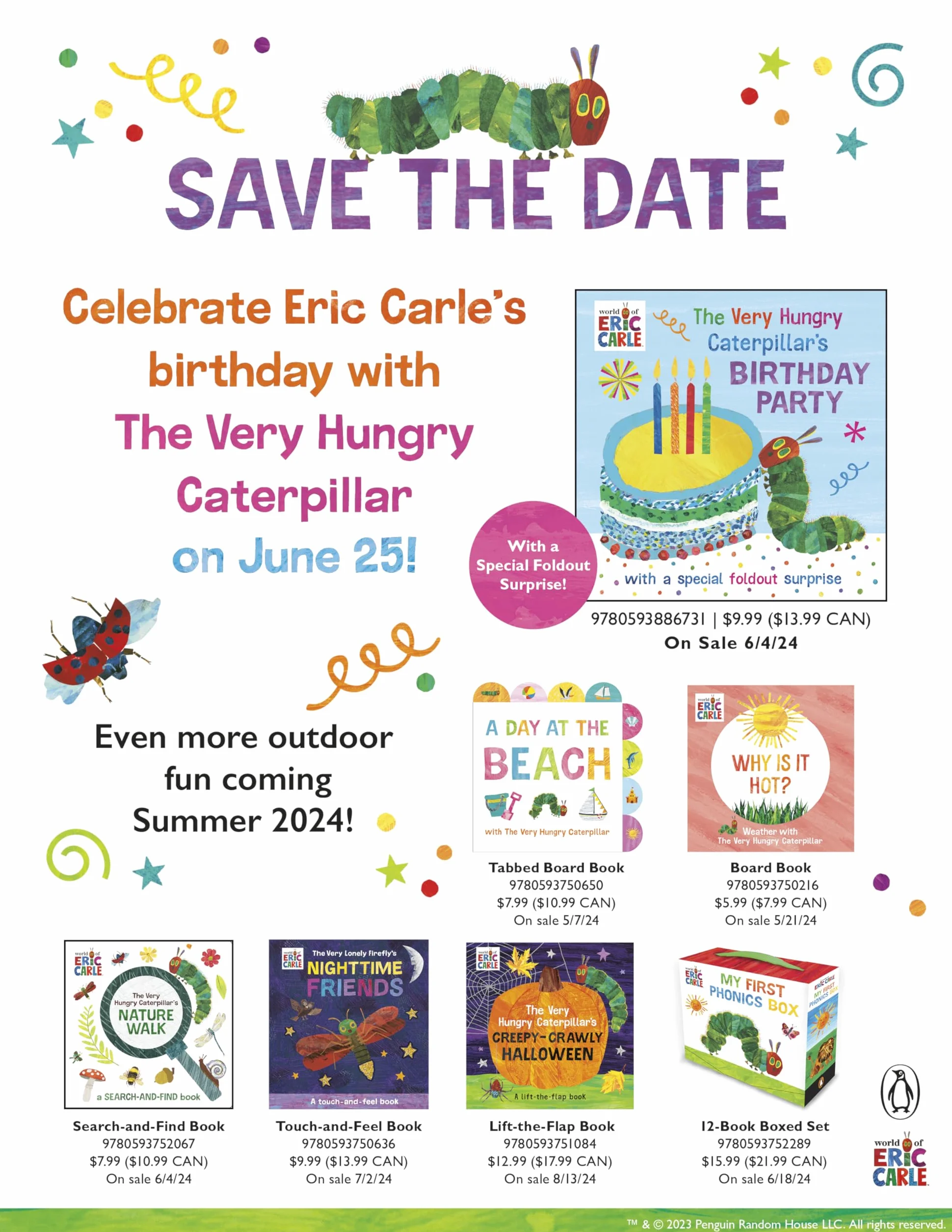 World of Eric Carle: My First Phonics Box: 12 Books for Beginning Readers