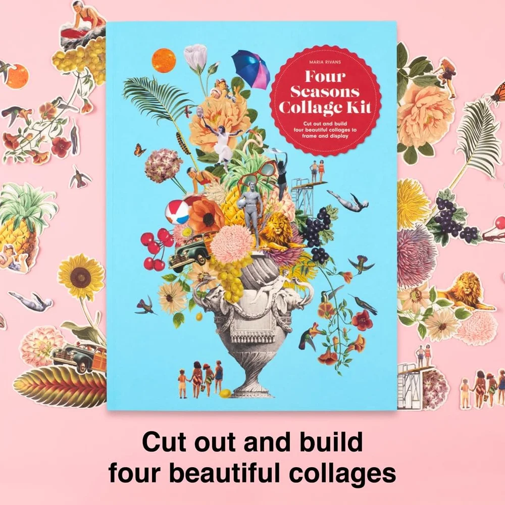 Four Seasons Collage Kit /anglais: Create Four Elegant Collages with the Images in This Surprising Kit