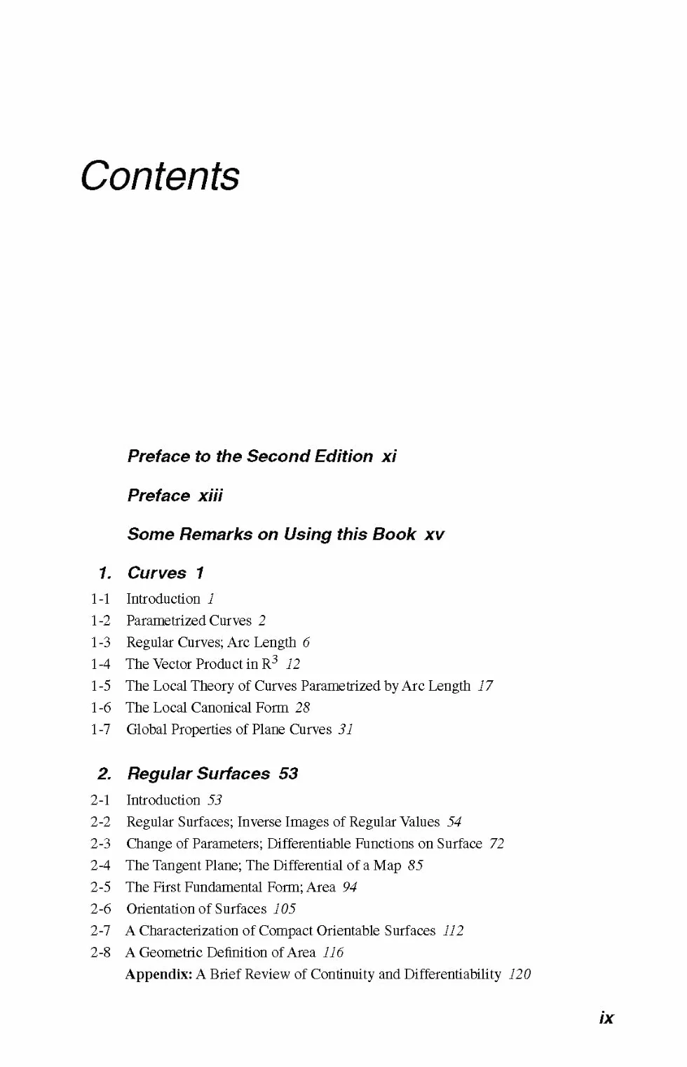 Differential Geometry of Curves and Surfaces: Revised and Updated Second Edition