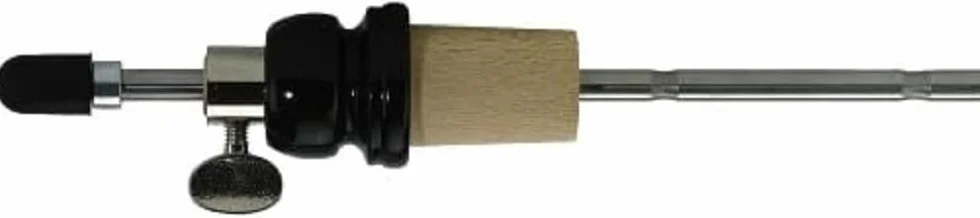 GEWA 414000 Standardowy kolec do kontrabasu, kolec do kontrabasu, metalowy pręt Ø 8 mm, długość 33 cm, bańka z twardego drewna