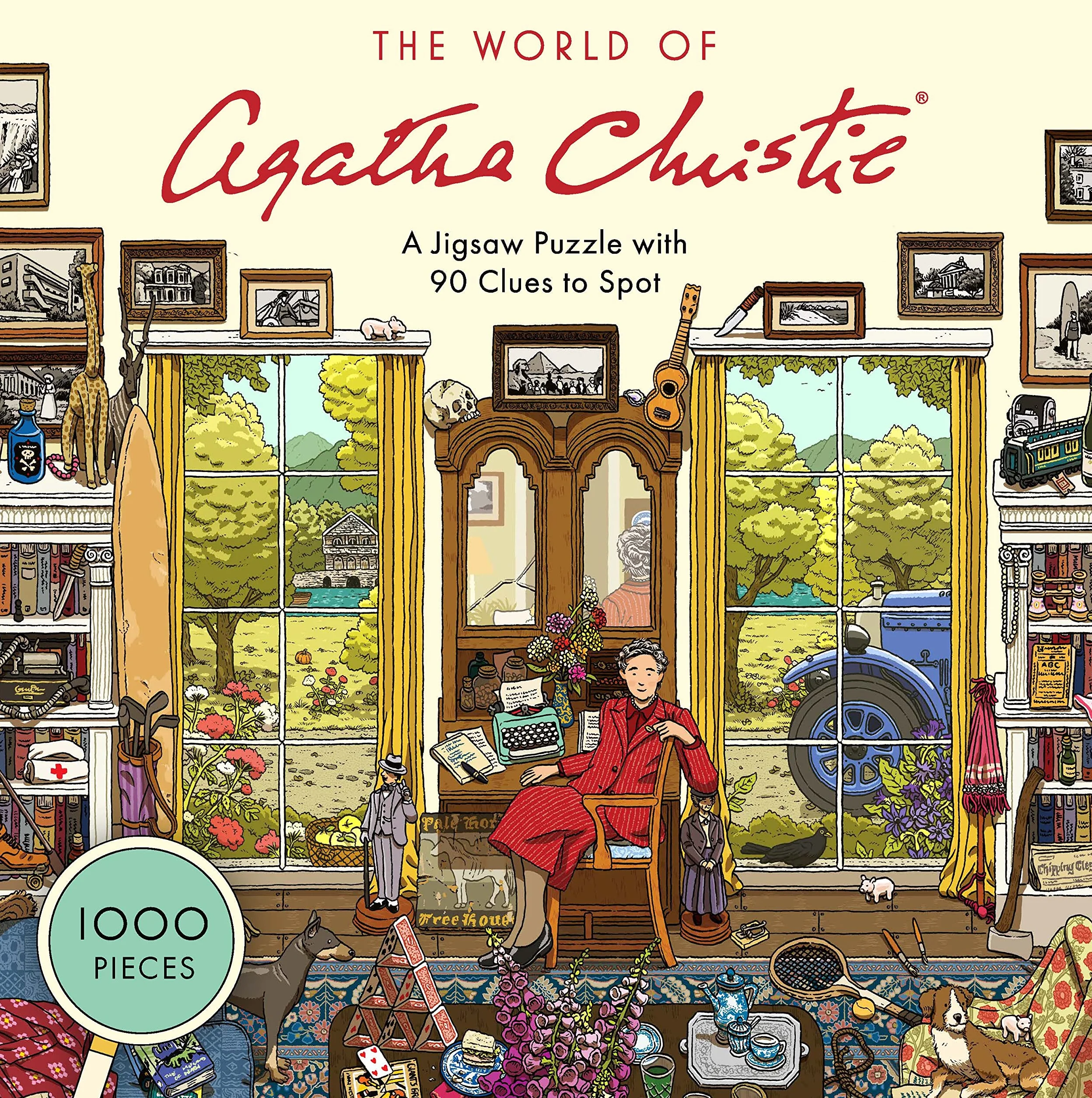 The World of Agatha Christie 1000-piece Jigsaw Puzzle /anglais: 1000-Piece Jigsaw with 90 Clues to Spot
