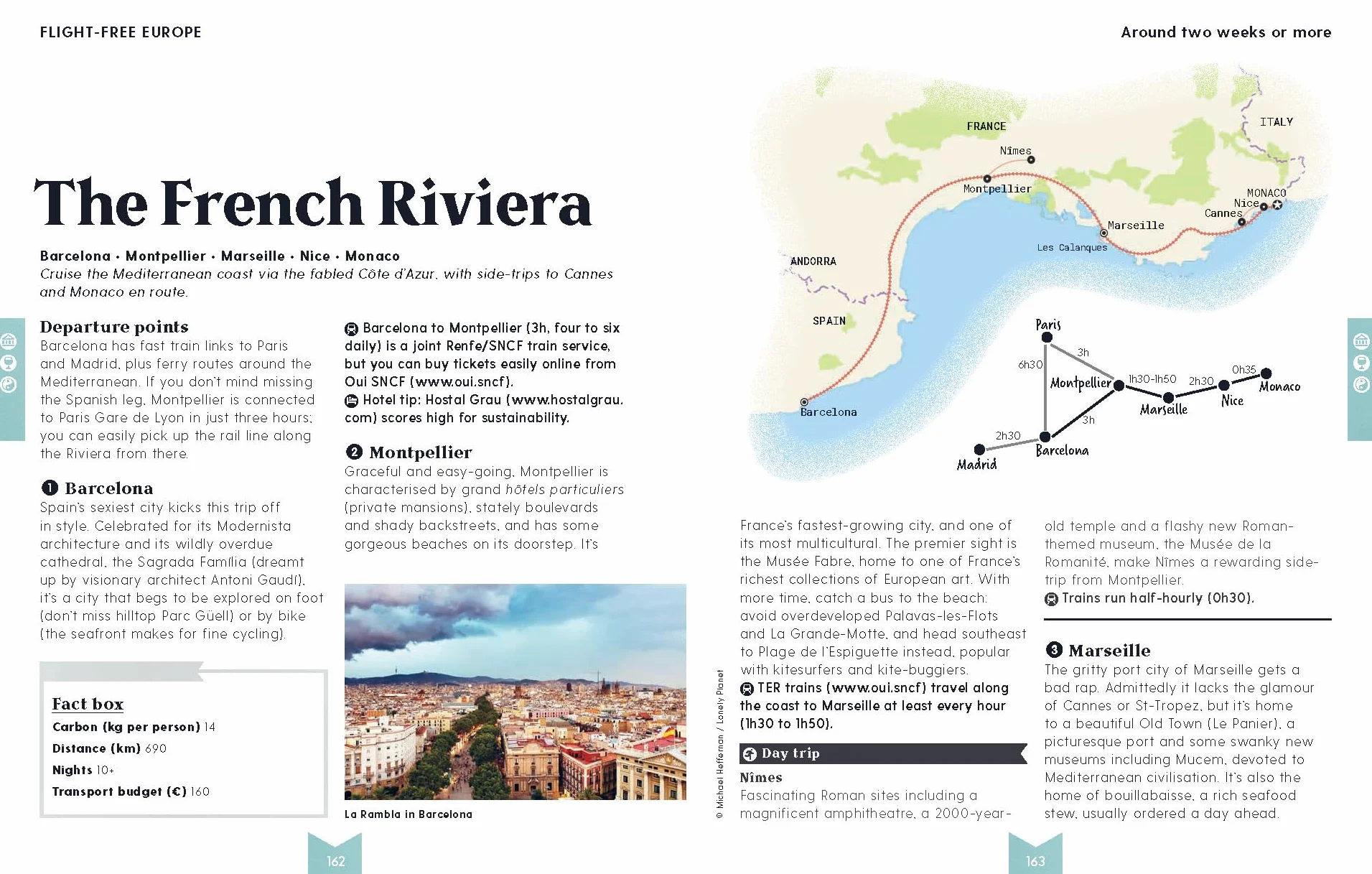 Flight-Free Europe - anglais: Detailed Itineraries Travel Like a Local Insider Tips Covers France, Italy, Greece, Sweden, and More