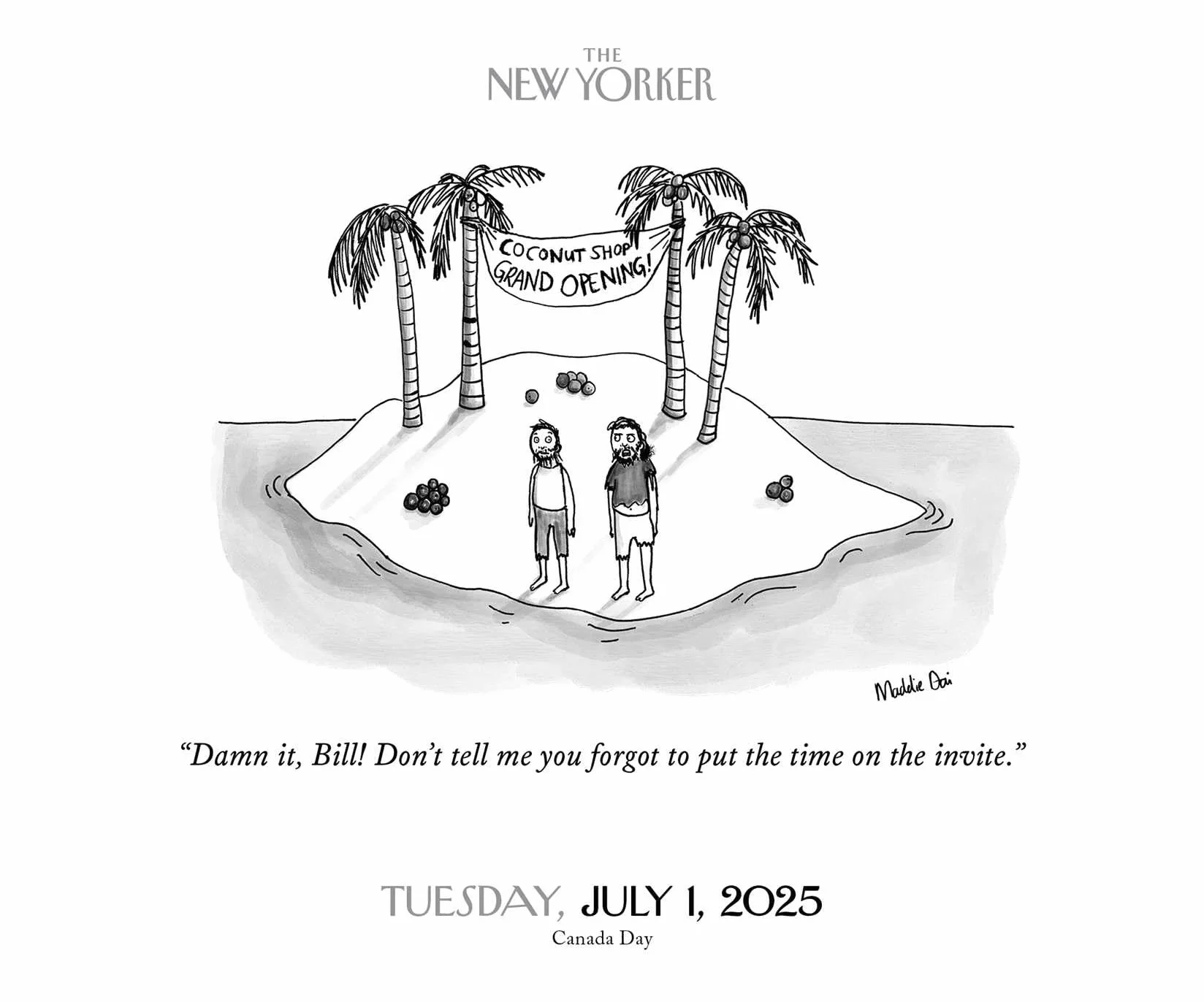 Cartoons from The New Yorker 2025 Day-to-Day Calendar: Original Andrews McMeel-Tagesabreißkalender [Kalendar]