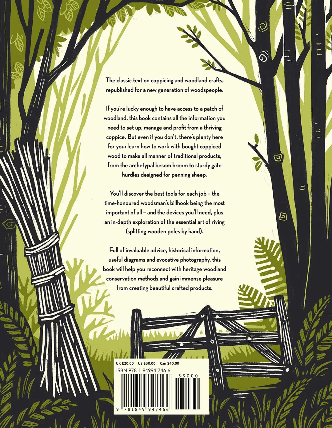 Traditional Woodland Crafts New Edition: A Practical Guide to Coppicing, Making, and Conservation