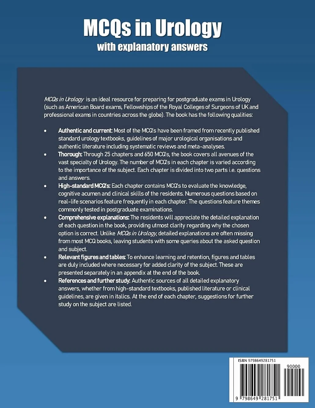 MCQs in Urology