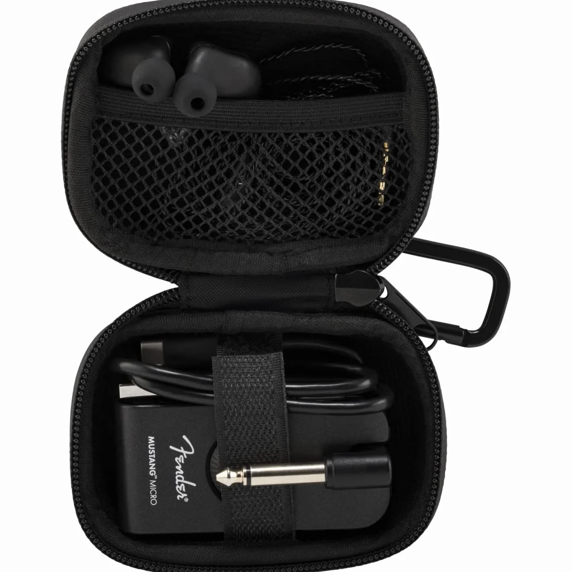 Fender Mustang Micro Case - doskonałe akcesorium do Mustang Micro lub Micro Plus, czarny, jeden rozmiar, etui
