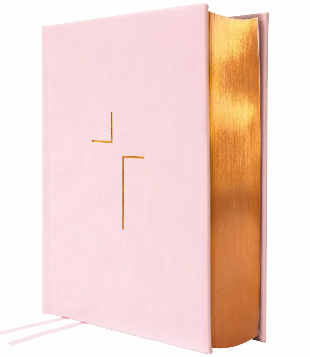 The Jesus Bible, ESV Edition, Leathersoft Over Board, Pink: Sixty-Six Books. One Story. All About One Name.