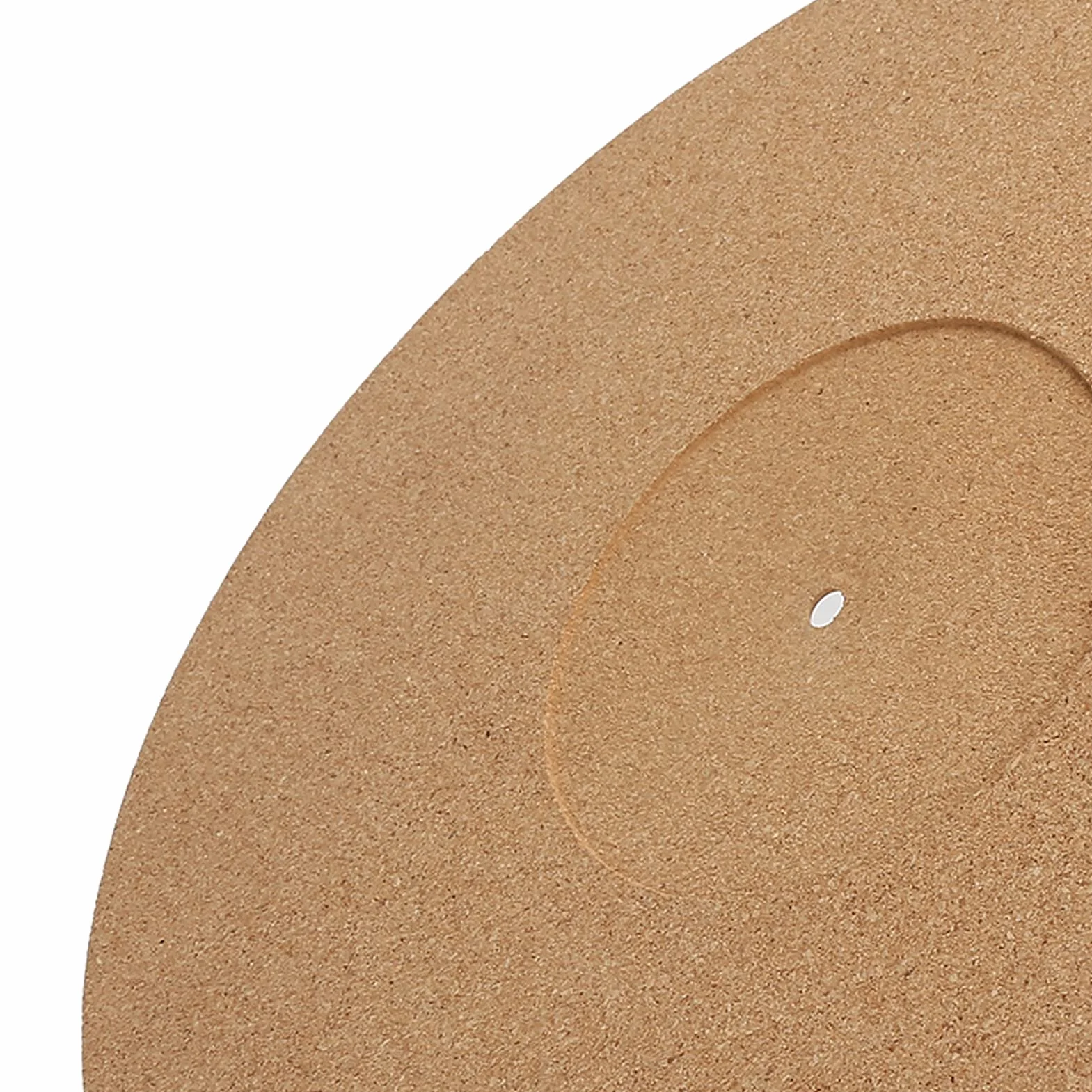 Mata do Talerza Gramofonu Miękki Korek, Gramofon Slipmat Antystatyczna Mata Korkowa 12-calowy Korkowy Gramofon LP Slipmat Uniwersalny do Podkładki Pod Płytę Winylową, Poprawia Dźwięk i Zmniejsza Hałas