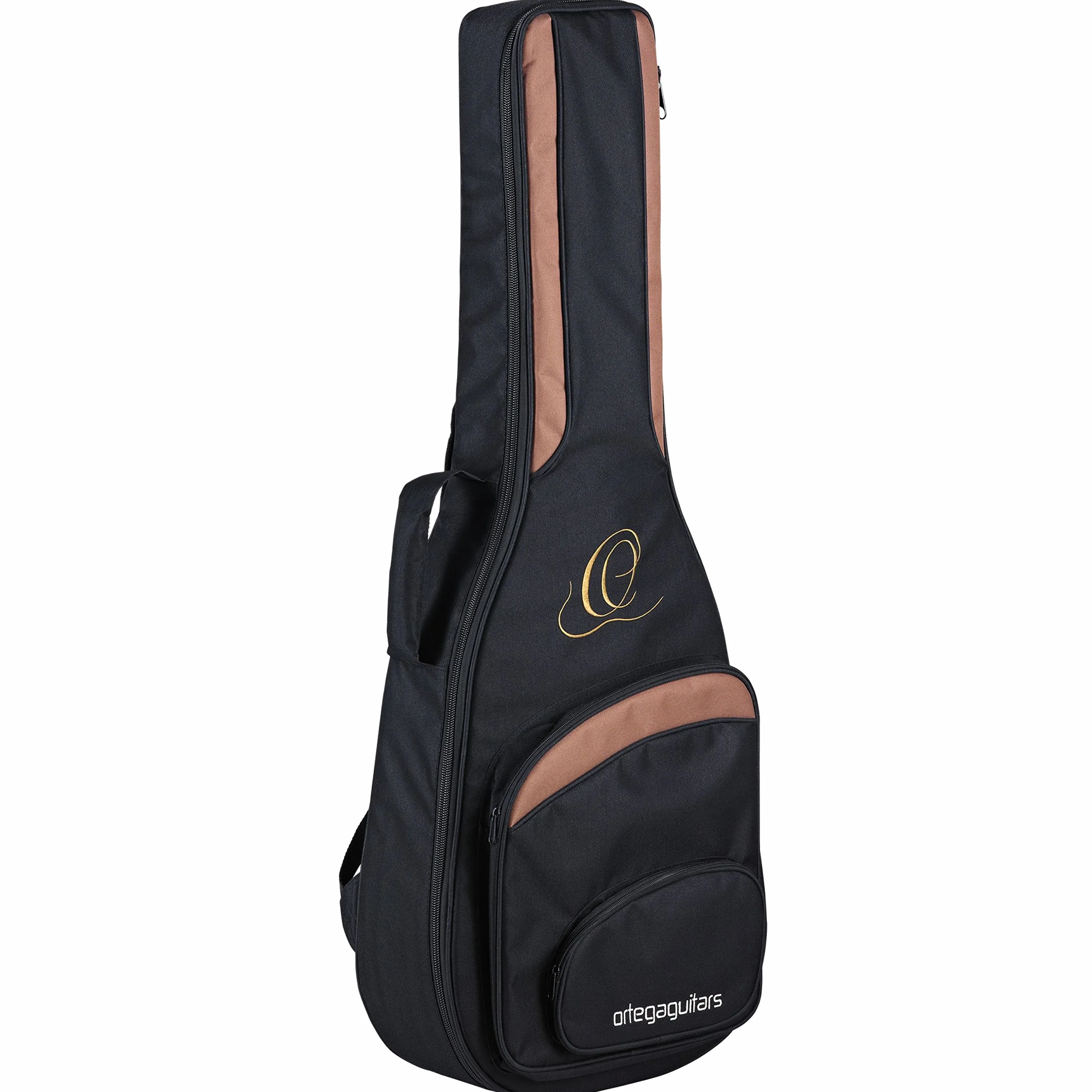 Ortega Guitars ONB34 wysokiej jakości torba na gitarę koncertową, rozmiar 3/4 z zestawem plecaka, czarna