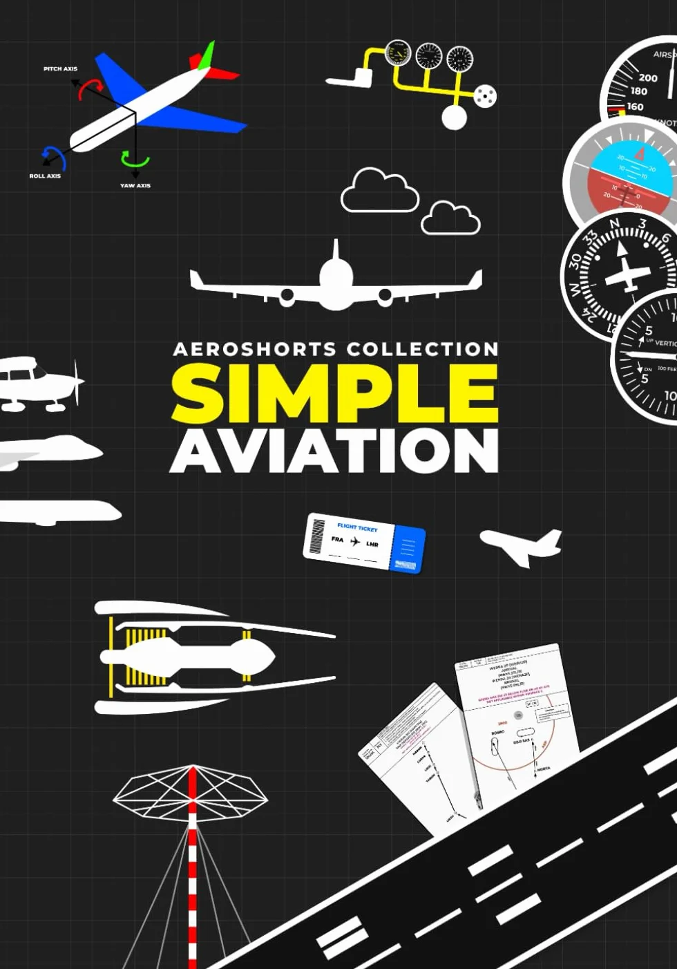 AeroShorts Collection - Simple Aviation