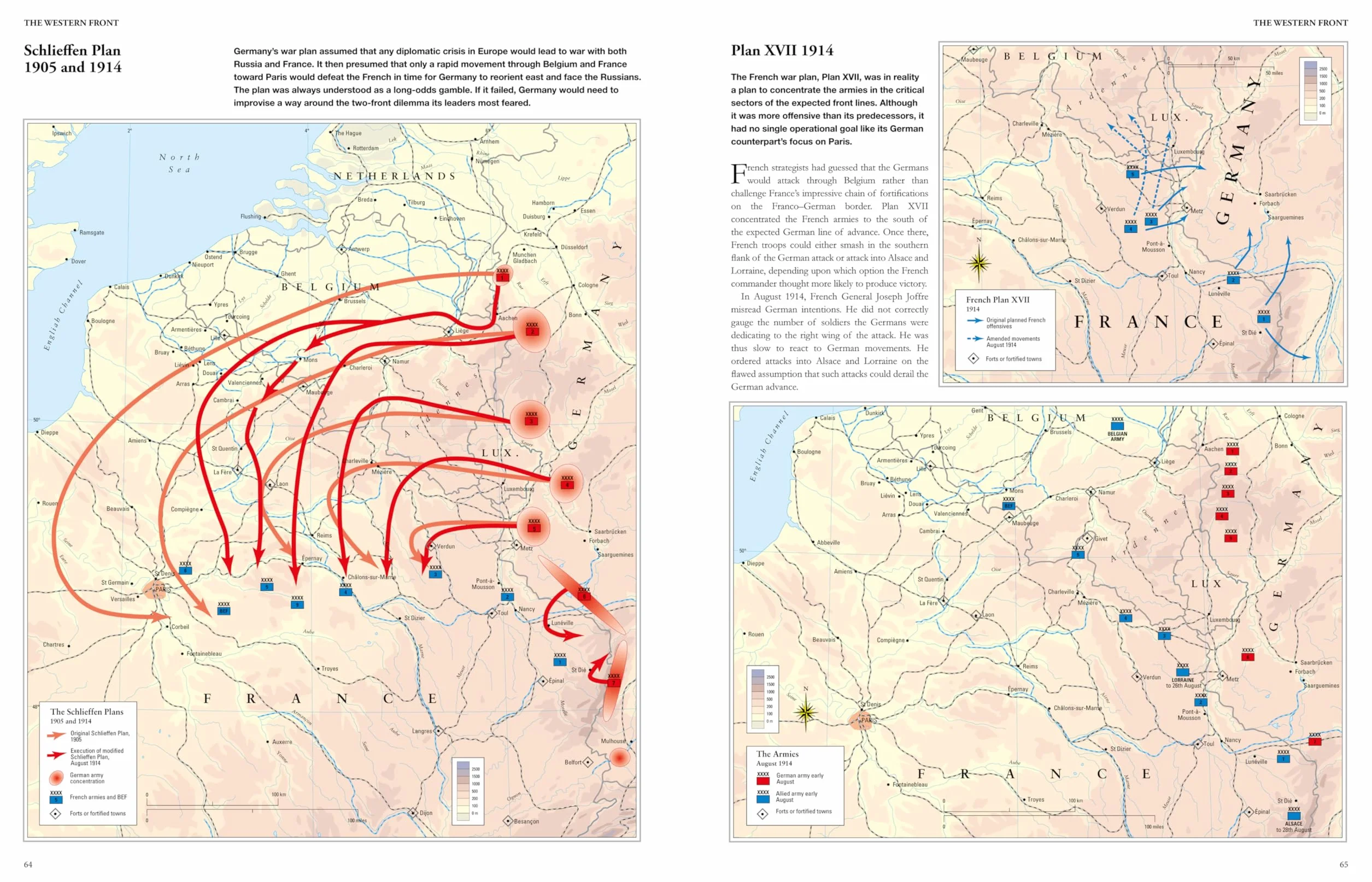 World War I Illustrated Atlas: Campaigns and Battles from 1914 to 1918