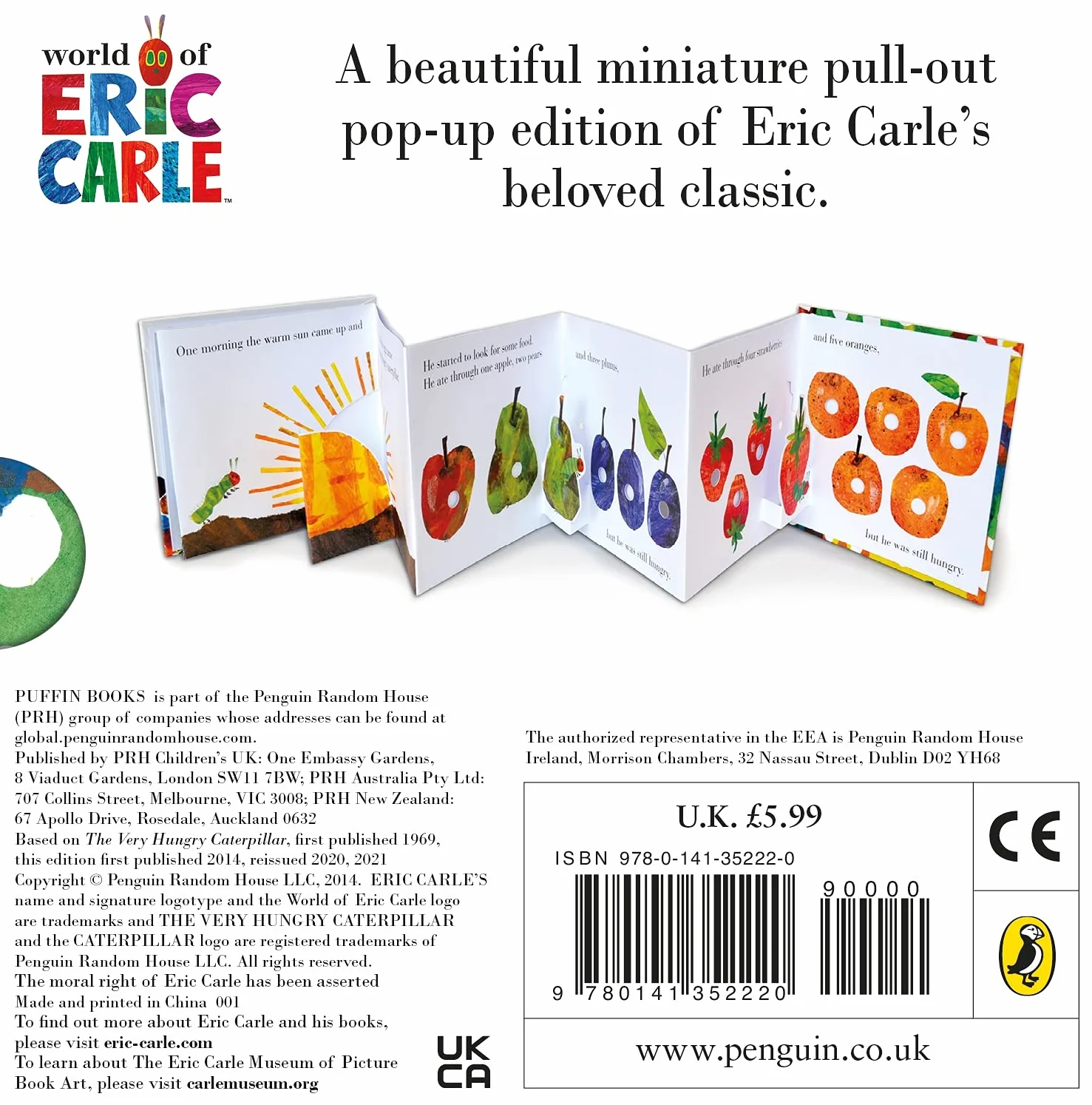 The Very Hungry Caterpillar: A Pull-Out Pop-Up: Eric Carle