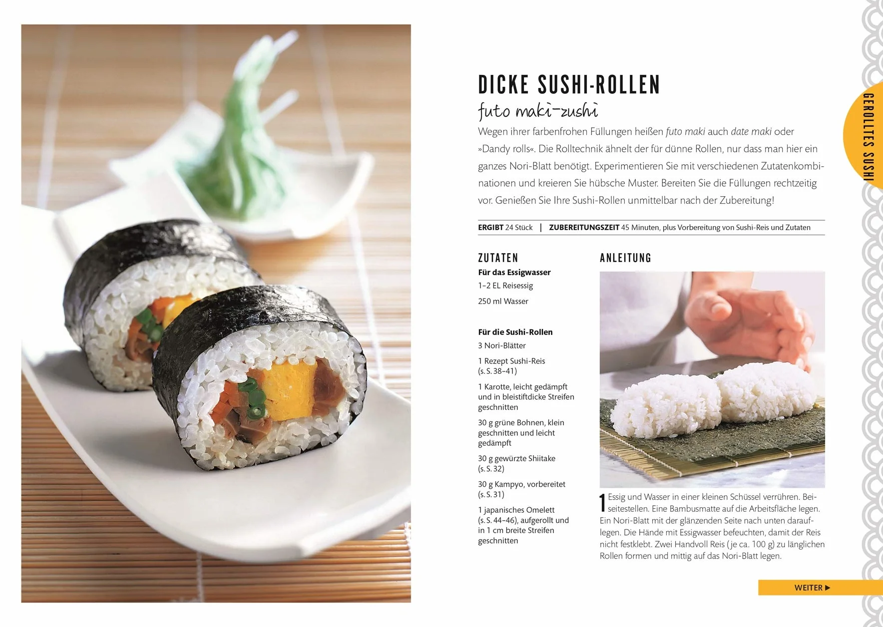 Sushi: klassische und neue Ideen - ganz einfach selbst gemacht