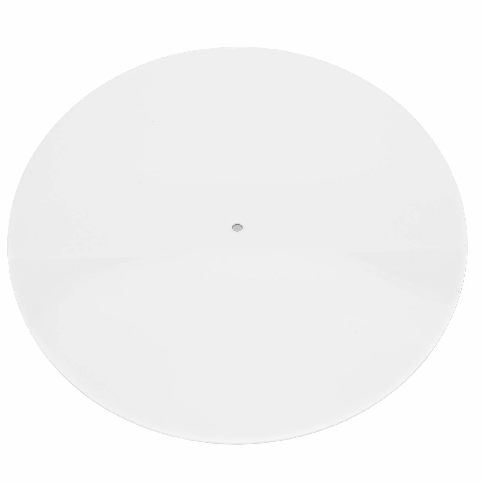 Slipmata do Gramofonu, Akrylowa Slipmata do Gramofonu, Piękna do Gramofonów 12. (WHITE)
