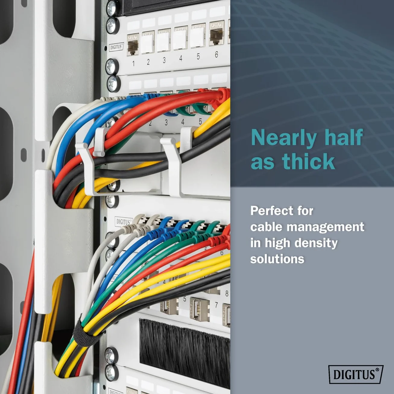 DIGITUS Kabel LAN Cat 6A – 7 m – wersja Slim AWG 32-7 – 10 Gb/s – kabel sieciowy RJ45 – F-FTP – PoE+ – LSZH – kompatybilny z Cat7, Cat6, Cat5e – szary