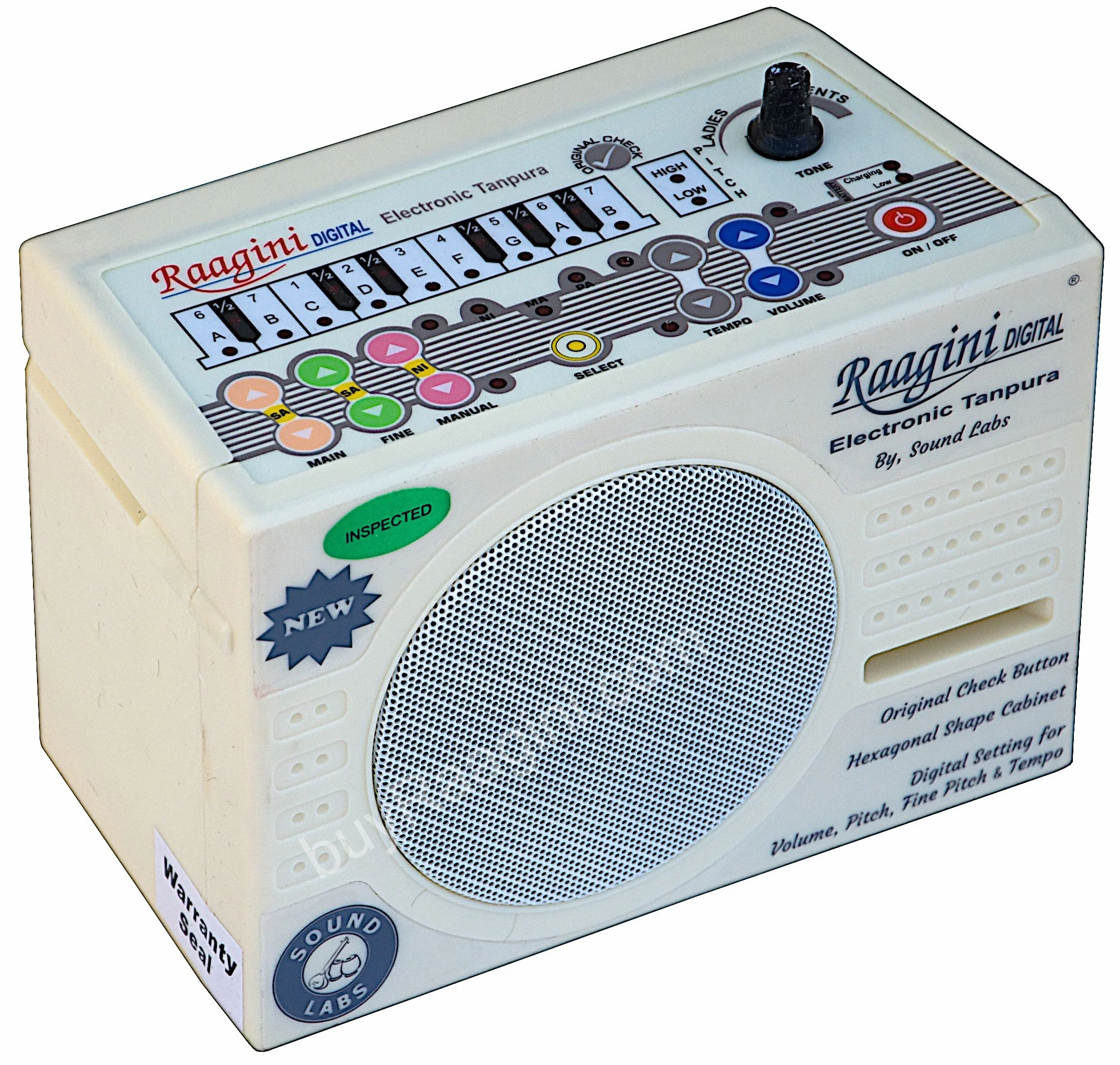 Raagini Cyfrowa elektroniczna tanpura od Sound Labs - Tambura (PDI-DG)