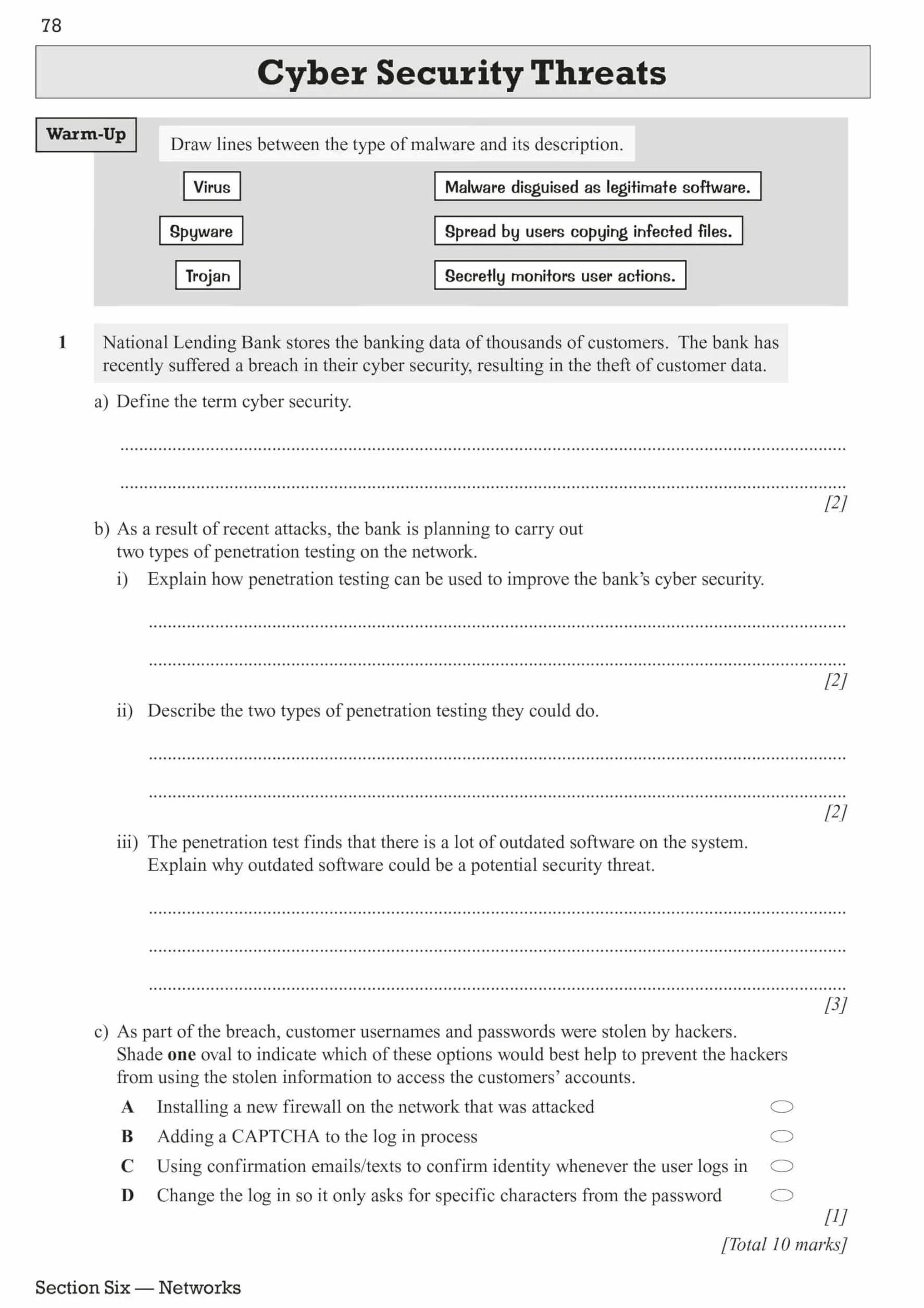 GCSE Computer Science AQA Exam Practice Workbook includes answers