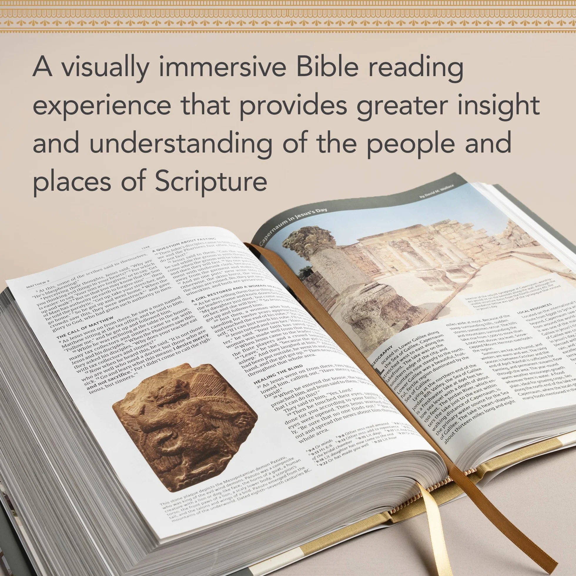 CSB Holy Land Illustrated Bible, Hardcover: A Visual Exploration of the People, Places, and Things of Scripture