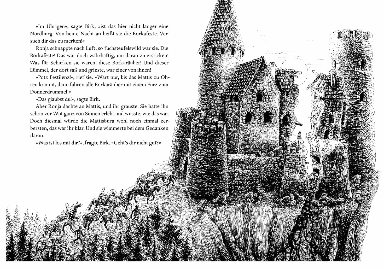 Ronja, Räubertochter: Astrid Lindgren Kinderbuch-Klassiker. Die Abenteuer-Geschichten der Räubertochter über Freundschaft und die Liebe zur Natur. Oetinger Kinderbuch mit Original-Illustrationen ab 9