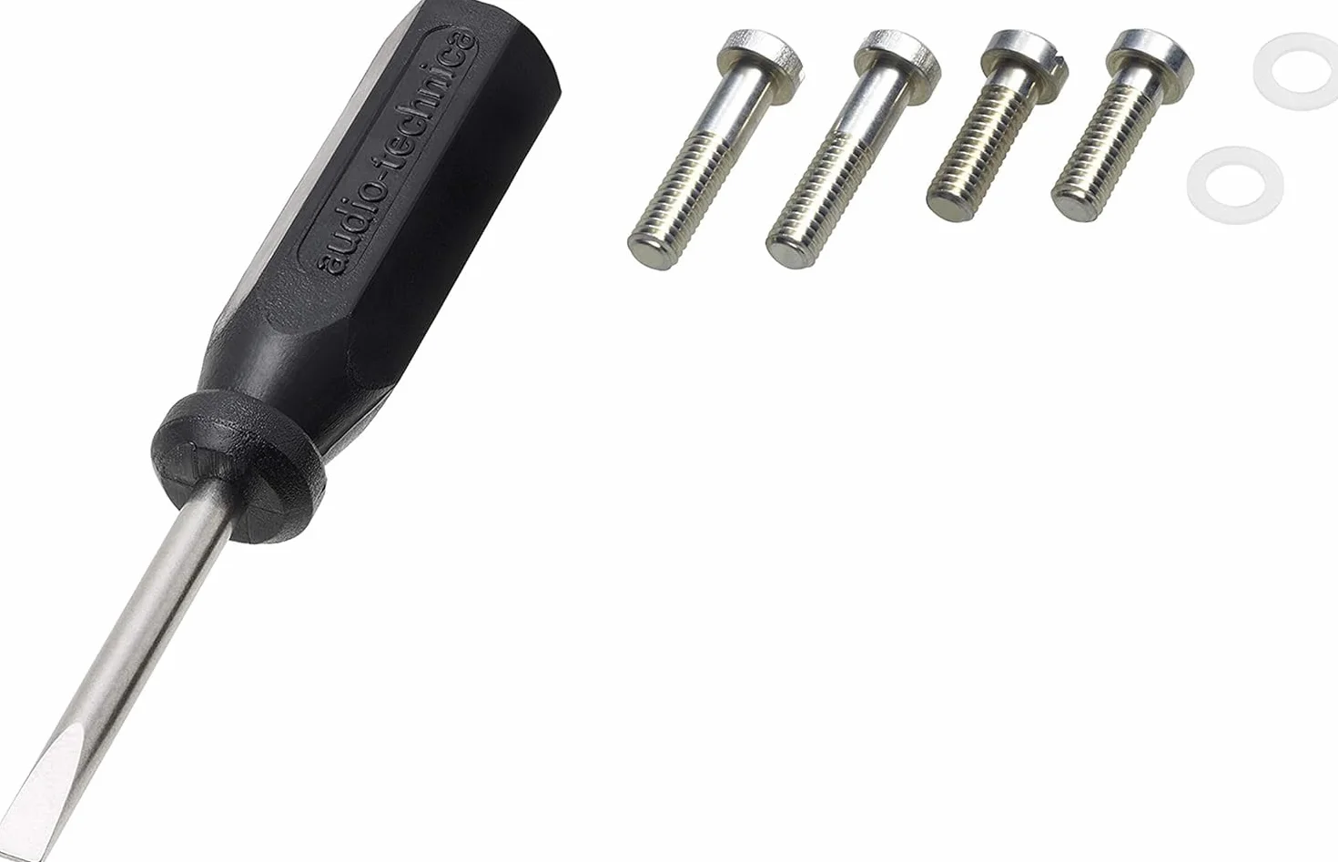 Audio Technica AT-VM95EN Dual Moving Magnet Cartridge with Elliptical Nude Stylus (Black/Orange)