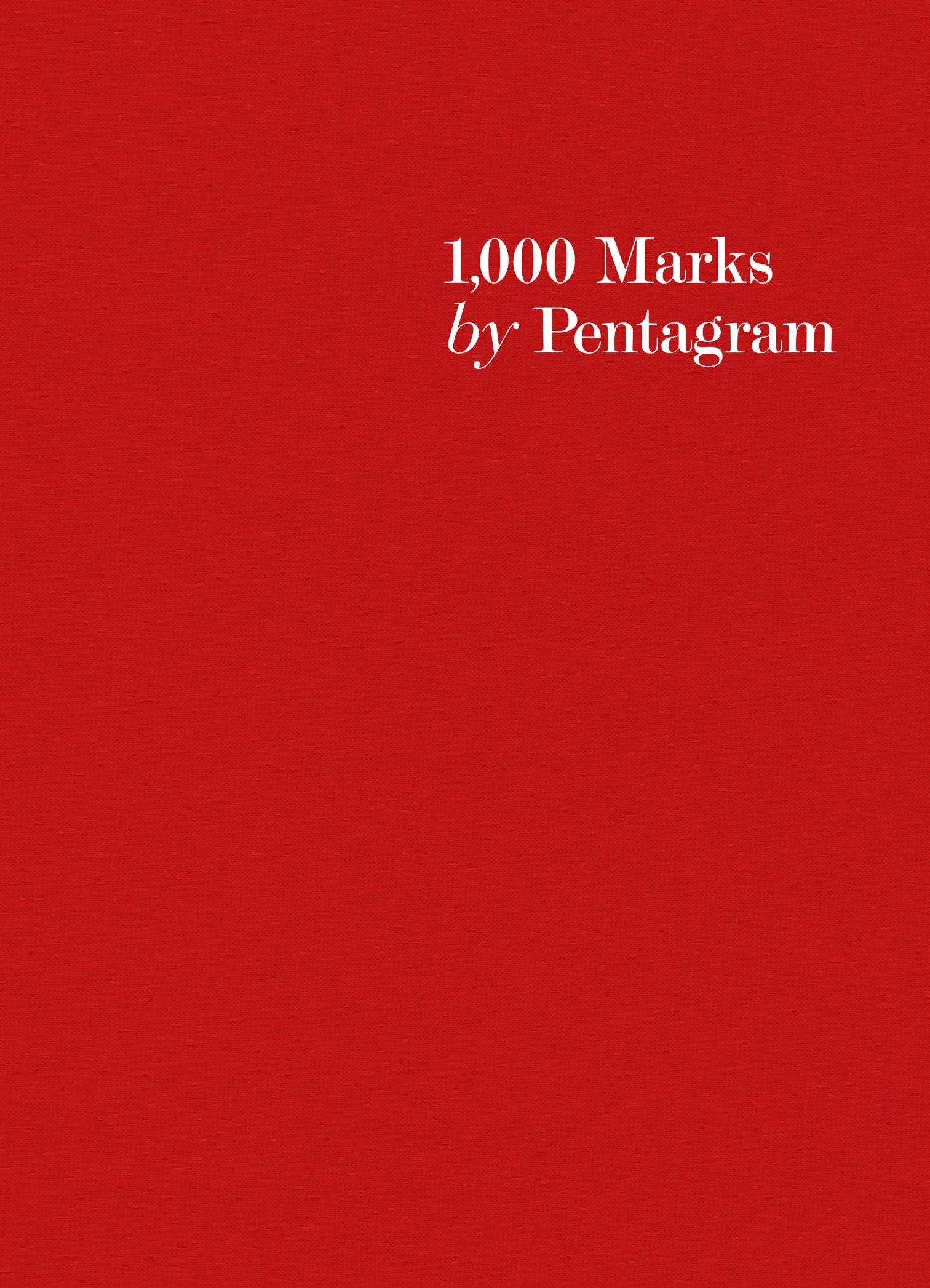 1,000 Marks: by Pentagram