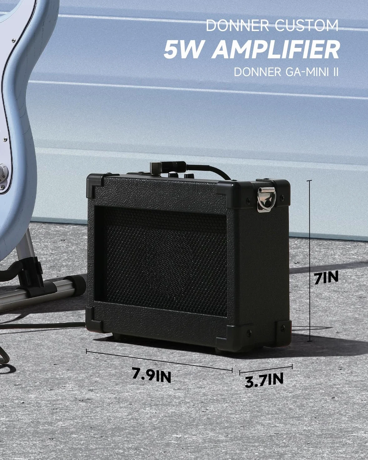 DONNER DST-80 gitara elektryczna 39 cali zestaw do gitary elektrycznej dla początkujących ze wzmacniaczem, klasyczny przetwornik SSS w komplecie z torbą koncertową, tunerem, kapo, paskiem, kostkami i