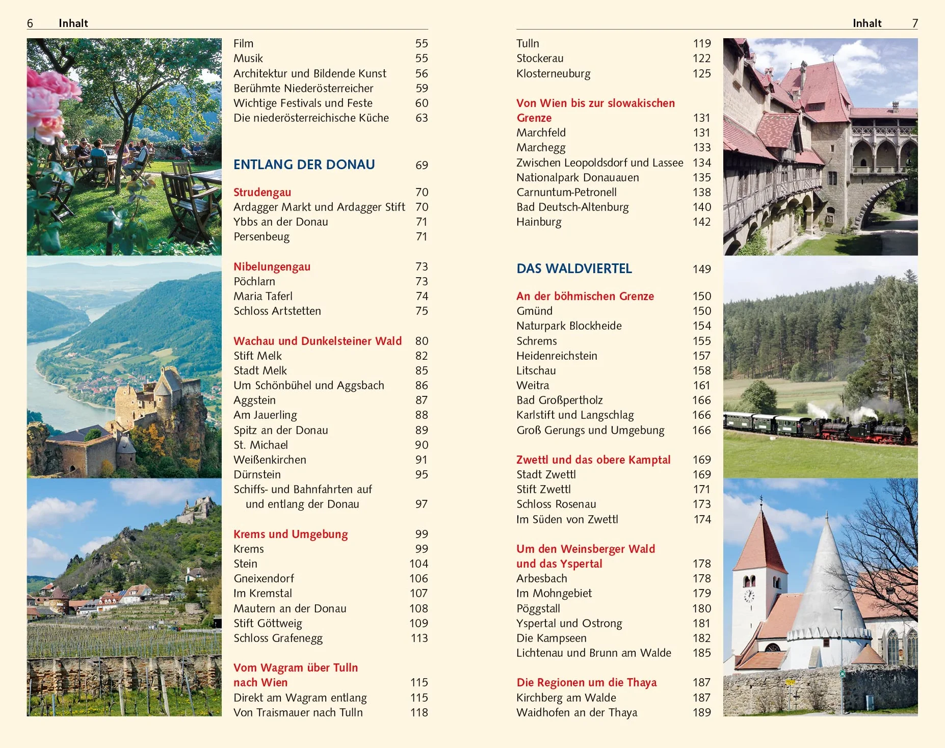 TRESCHER Reiseführer Niederösterreich: Wachau, Waldviertel, Weinviertel, Mostviertel, Wienerwald und Wiener Alpen
