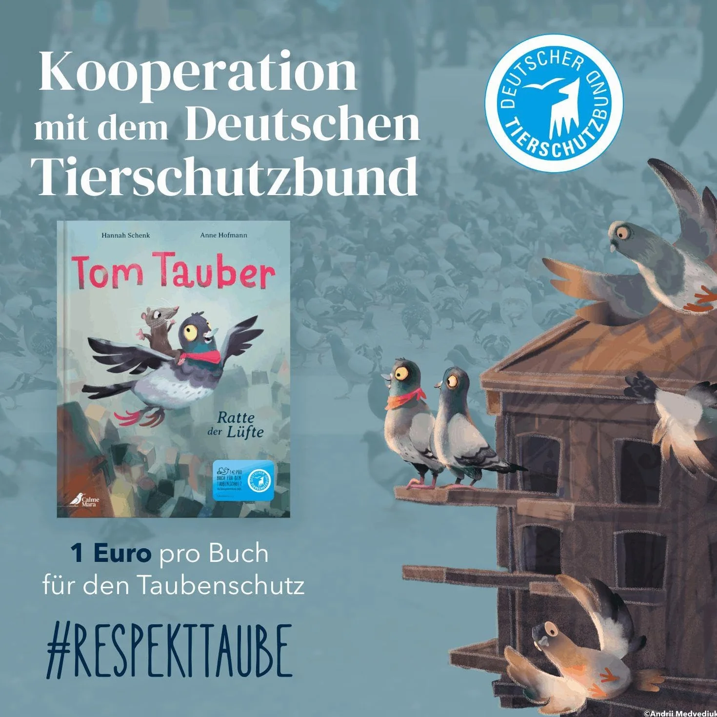 Tom Tauber - Ratte der Lüfte: Bilderbuch für Kinder ab 4 über Stadttauben, Familie und Selbstfindung