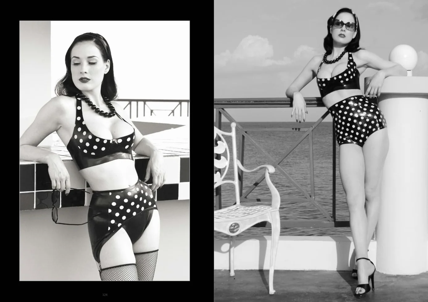 Dita von Teese - The Early Shootings: Die frühen Fotoshootings von Dita van Teese, Burlesque Erotica, sinnliches Latex, Nylon und mehr