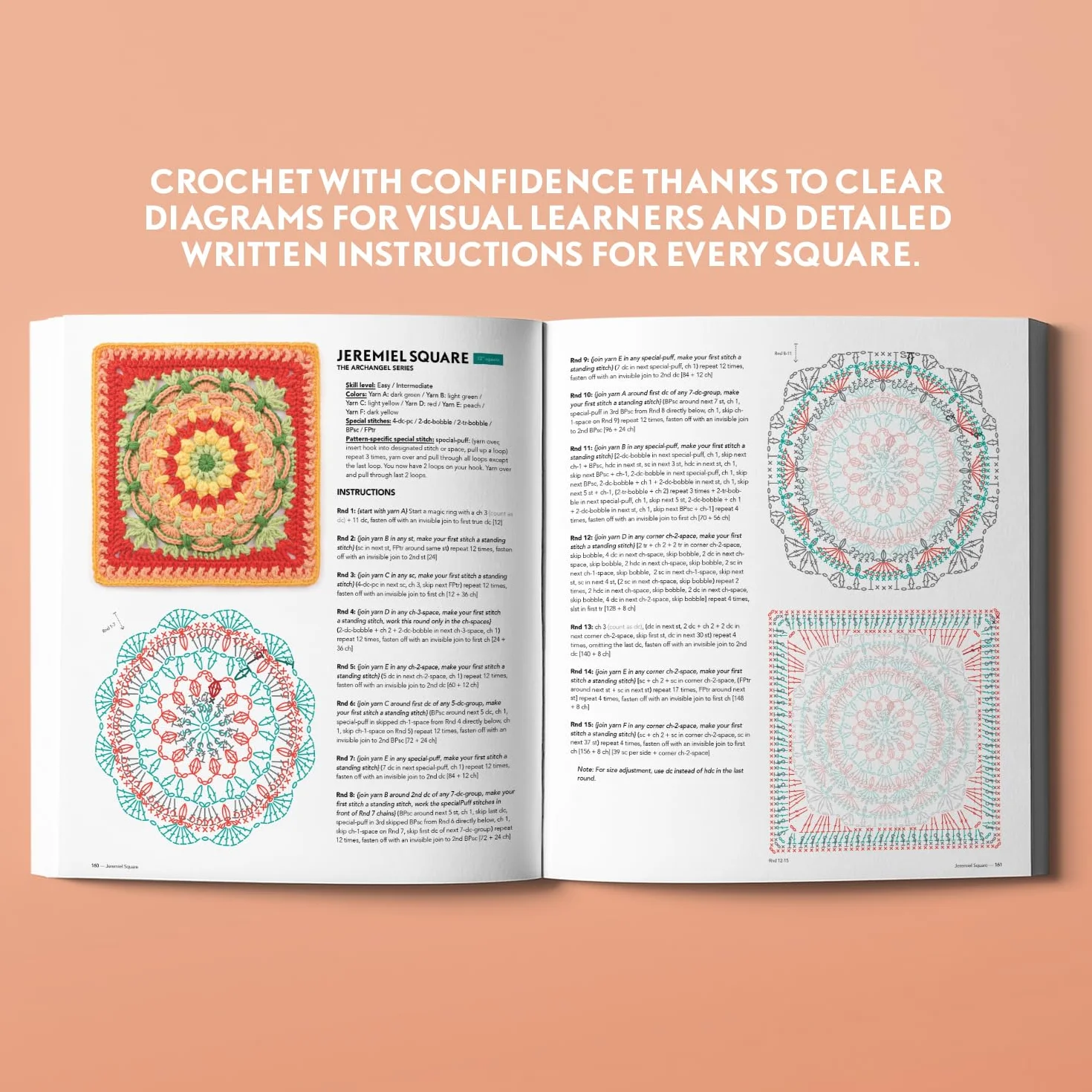 100 Vibrant Granny Squares: Your Go-To Source for Mix & Match Motifs