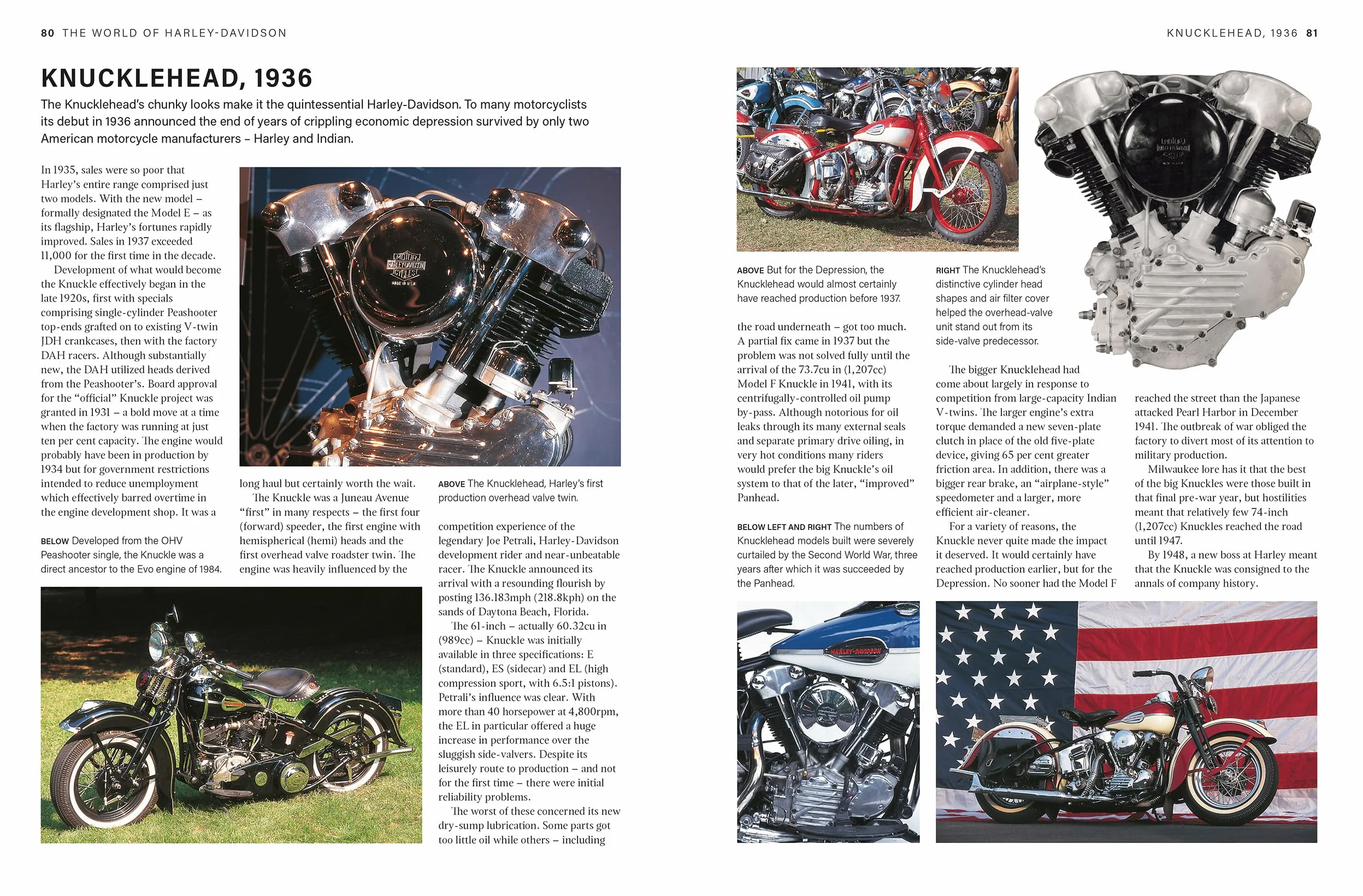 The Illustrated Encyclopedia of Harley Davidson: A Comprehensive Encyclopedia of America's Dream Machine: Developments, Specifications and Design History with 600 Photographs