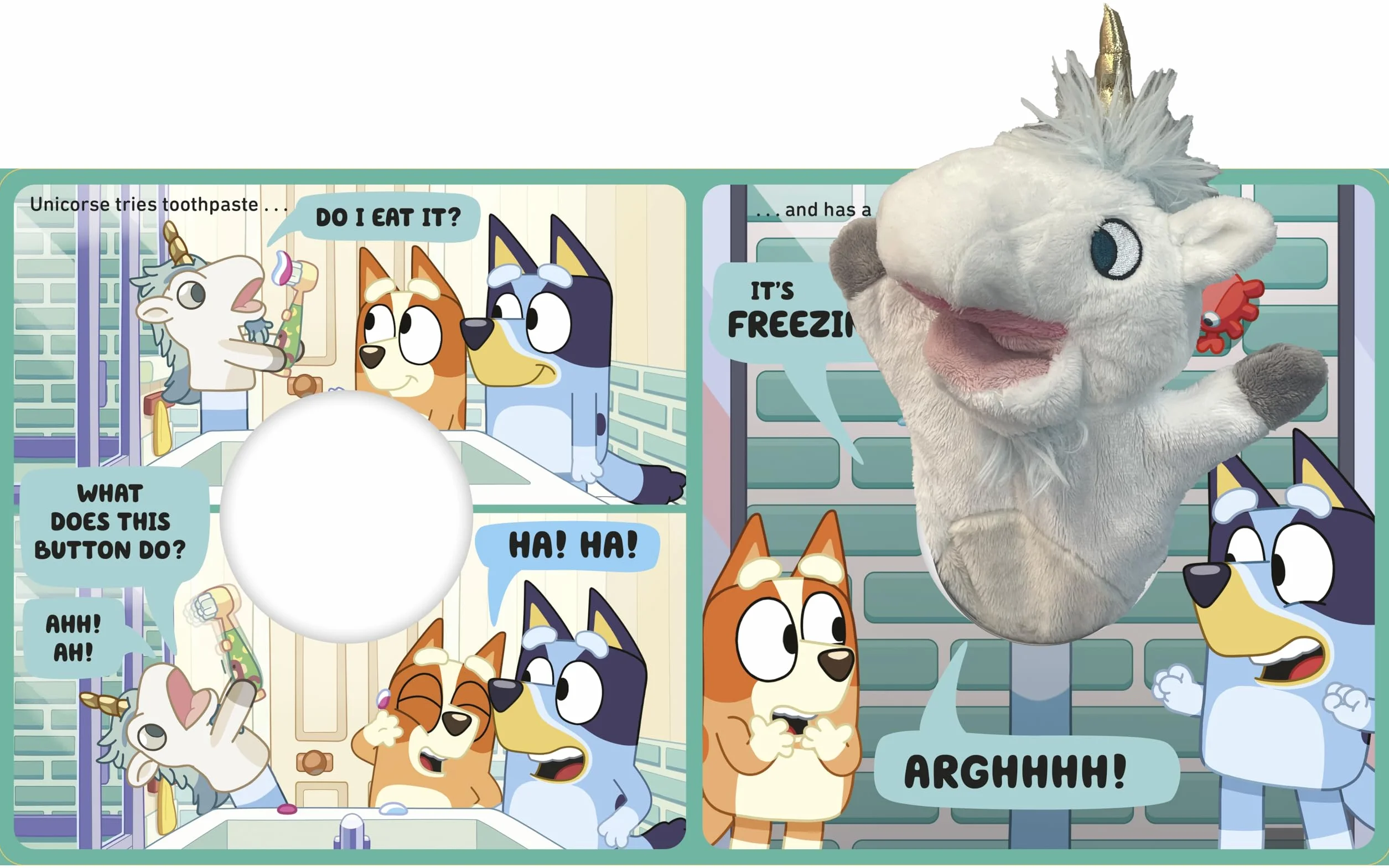 Bluey: Puppets: Starring Unicorse: A Puppet Play Book