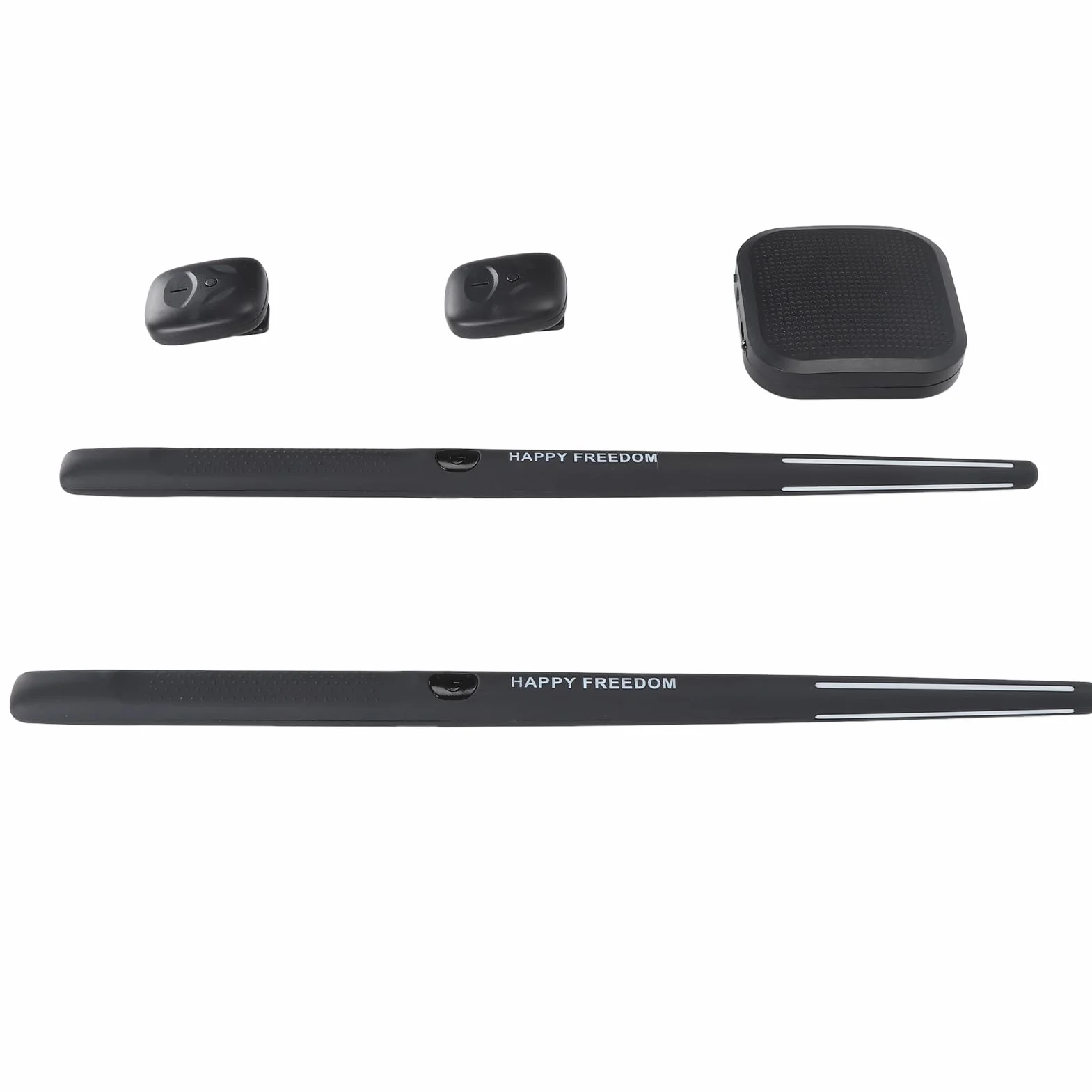 Wirtualny Bęben Powietrzny, Bęben Powietrzny ABS 3D z Czujnikiem Ruchu i Pałeczkami, Pedały, Bluetooth 8 Dźwięków, Elektroniczny Zestaw Perkusyjny do Domu Biuro Na Dworze,