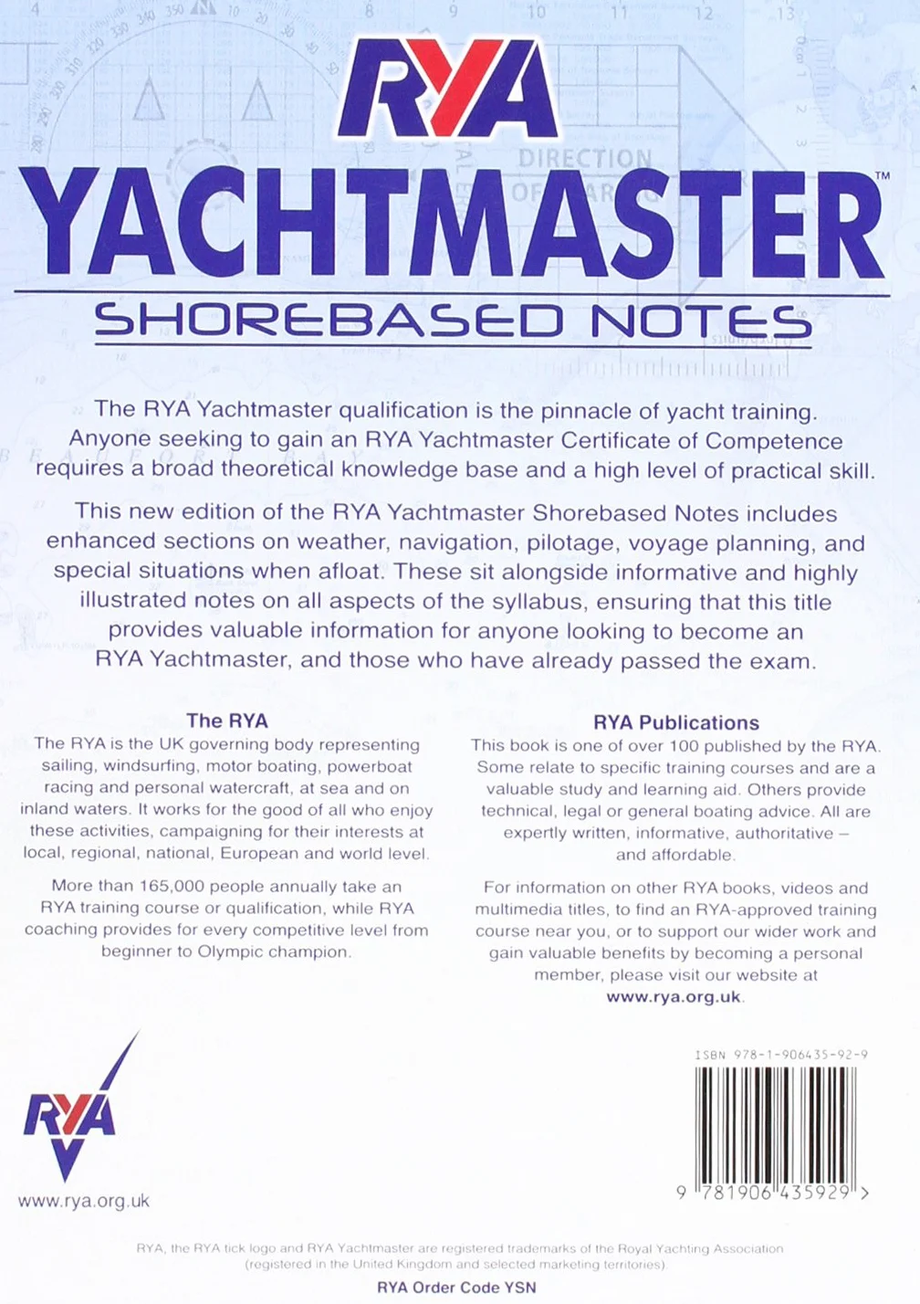 RYA Yachtmaster Shorebased Notes