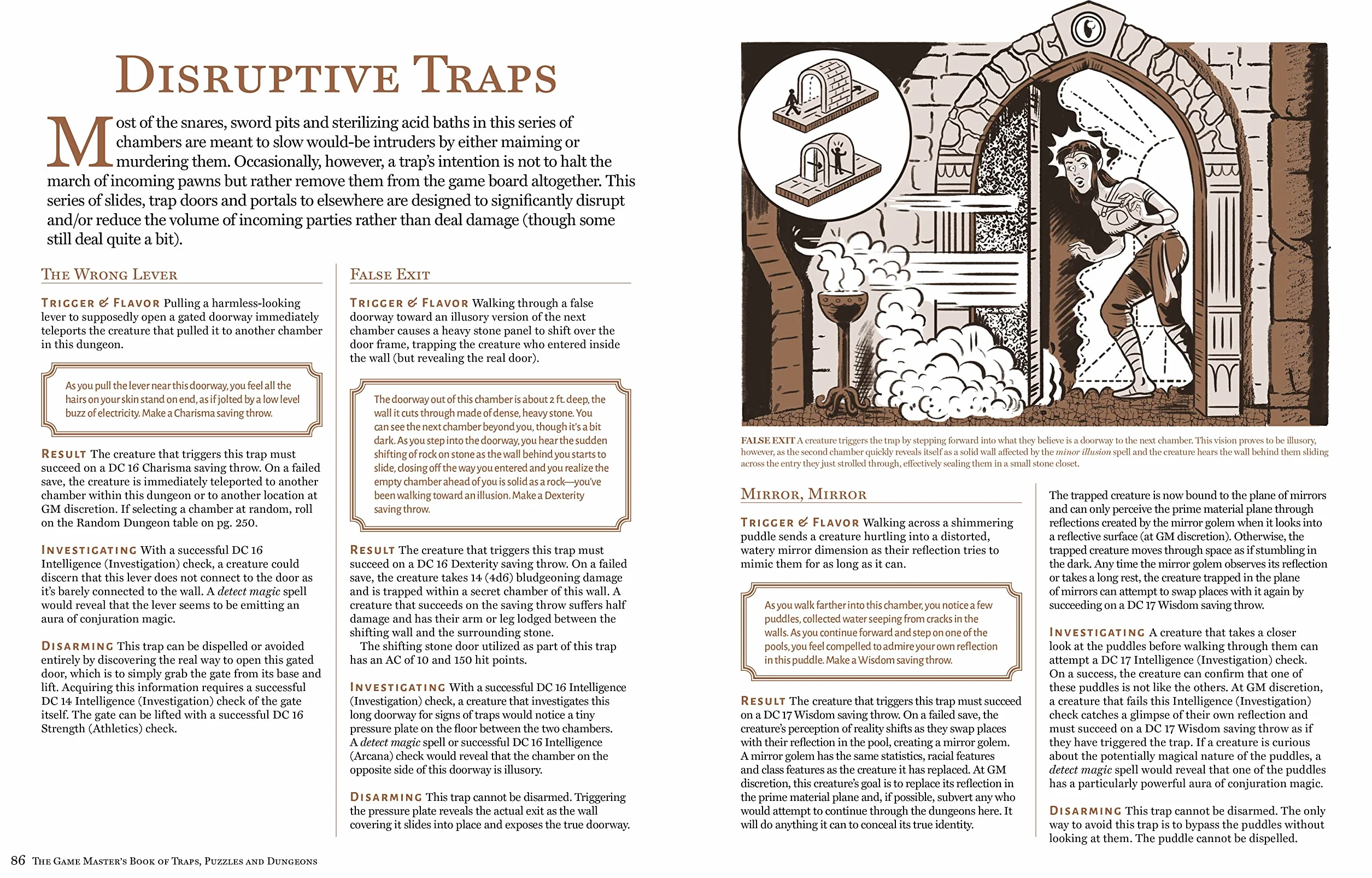 The Game Master's Book of Traps, Puzzles and Dungeons: A Punishing Collection of Bone-Crunching Contraptions, Brain-Teasing Riddles and ... Locations for 5th Edition RPG Adventures