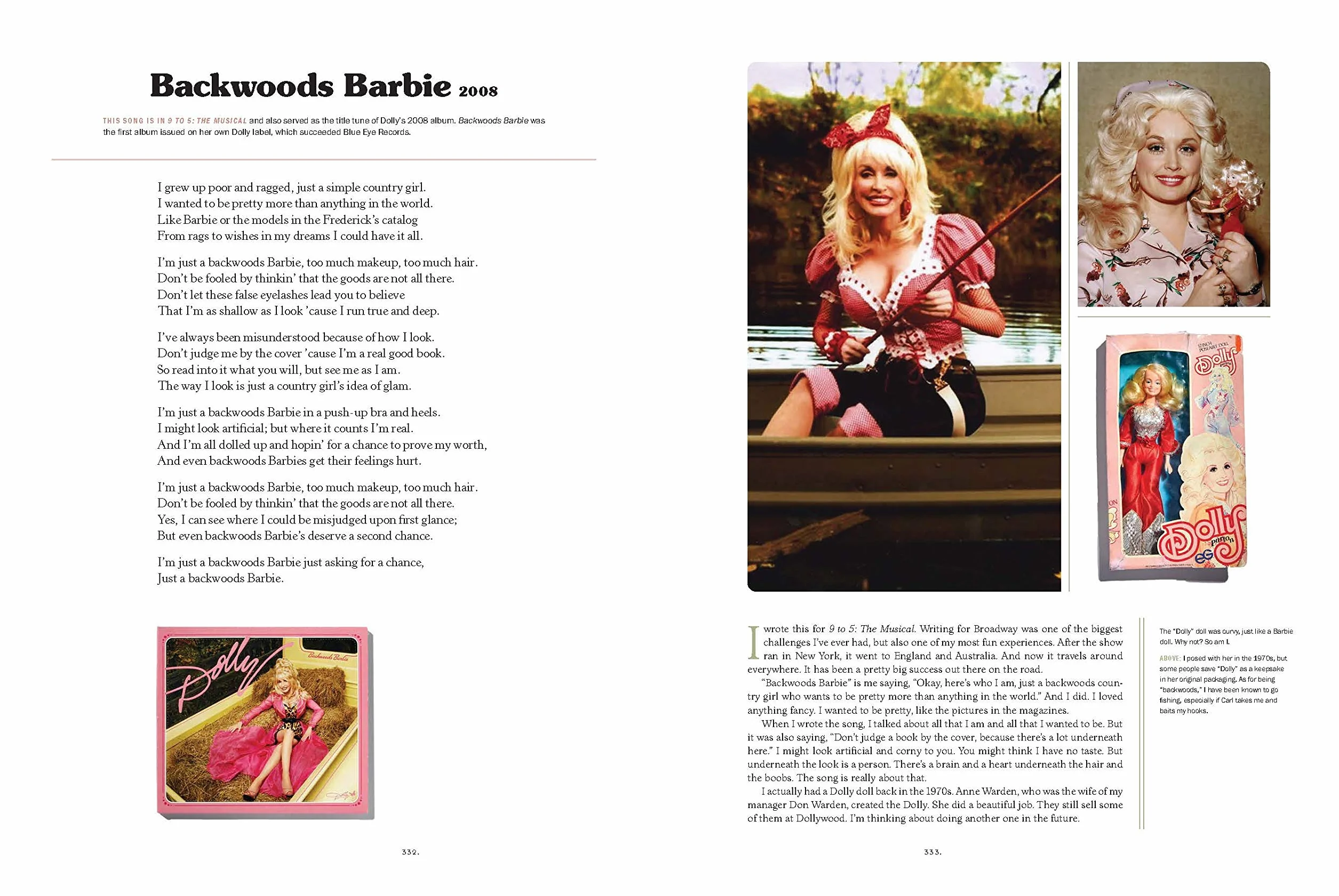 Dolly Parton, Songteller: My Life in Lyrics