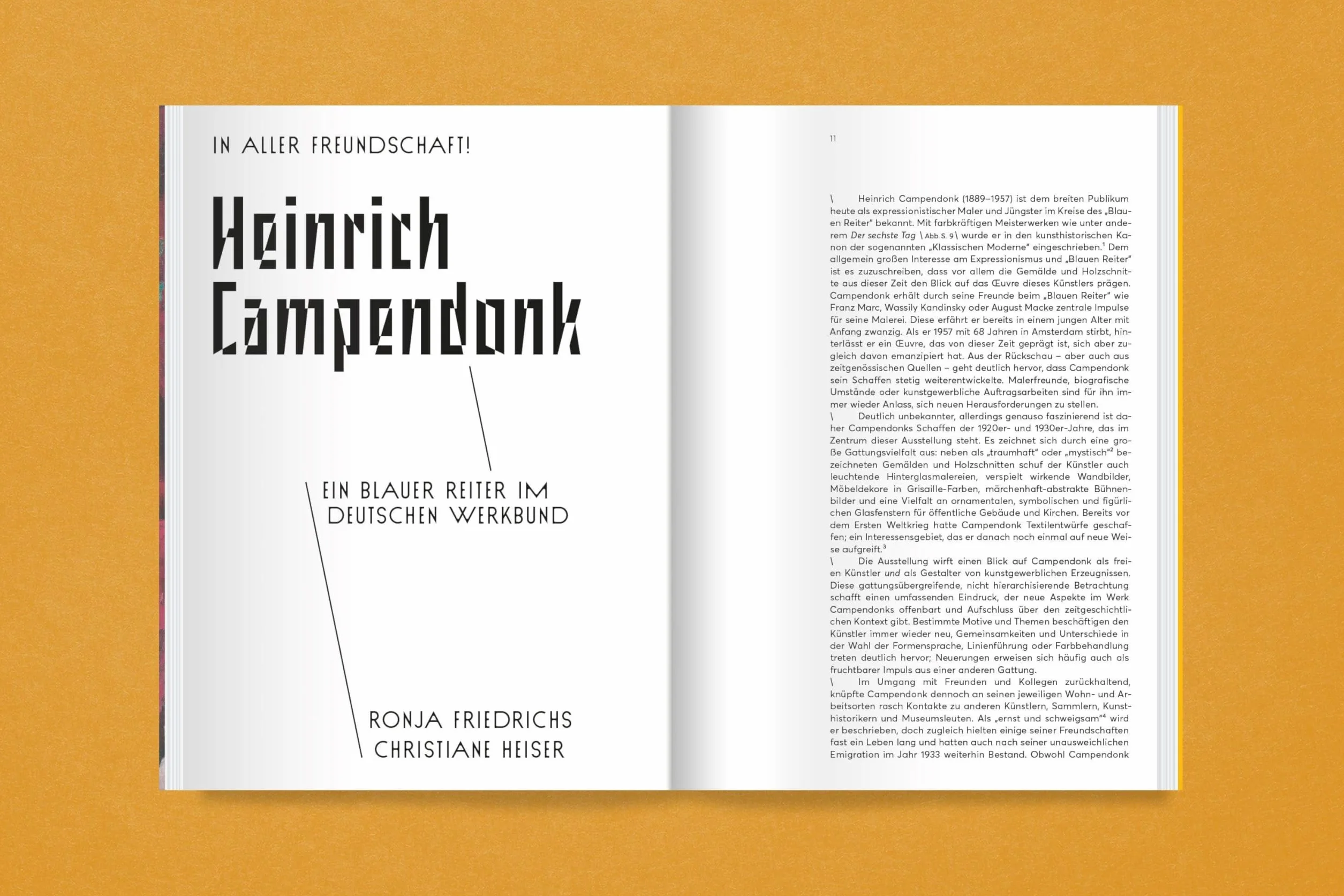 Campendonk: In aller Freundschaft!: Ein Blauer Reiter im Deutschen Werkbund
