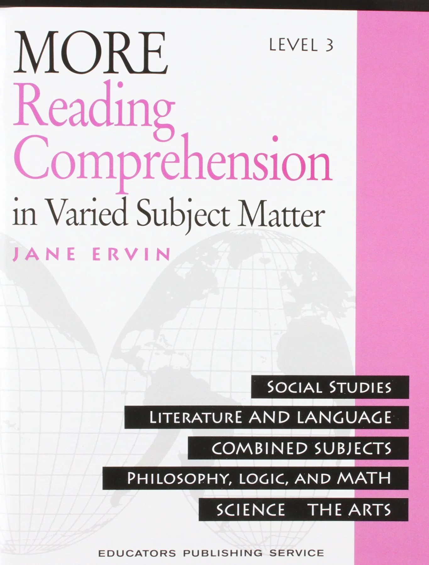 More Reading Comprehension: In Varied Subject Matter, Level 3
