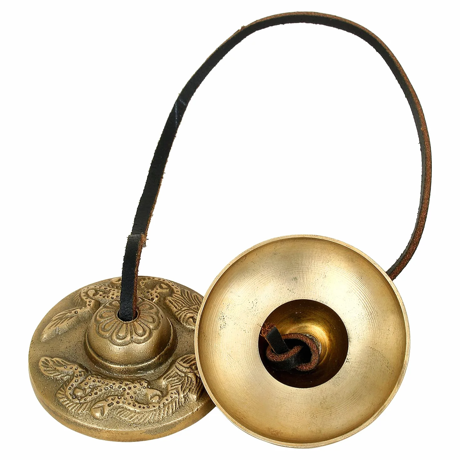 Ajuny Tybetańskie talerze Tingsha dzwony buddyjska medytacja joga dzwonek tłoczony ze smokami instrument manjira duchowy prezent