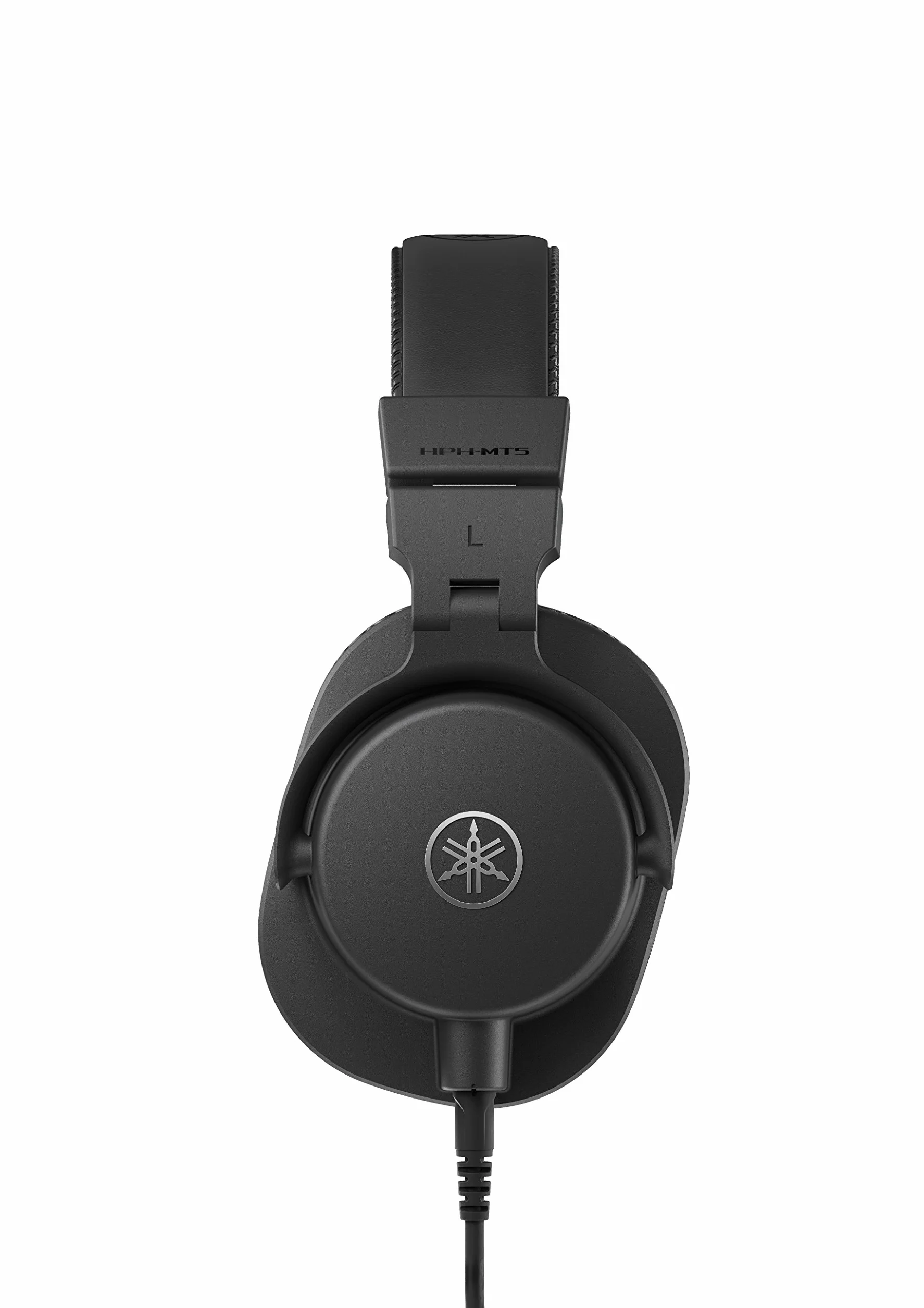 Yamaha Słuchawki studyjne HPH-MT5 – składane słuchawki monitorowe z kablem 3 m i standardową wtyczką adaptera stereo 6,3 mm, czarne