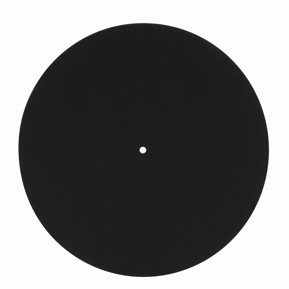 2 szt. 30 cm miękki filc gramofon gramofon mata antypoślizgowa antystatyczna podkładka do nagrywania, ultracienka antystatyczna winylowa gramofon ochronny