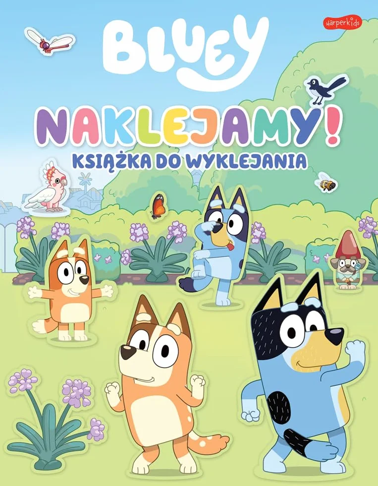 Naklejamy! Bluey. Książka do wyklejania