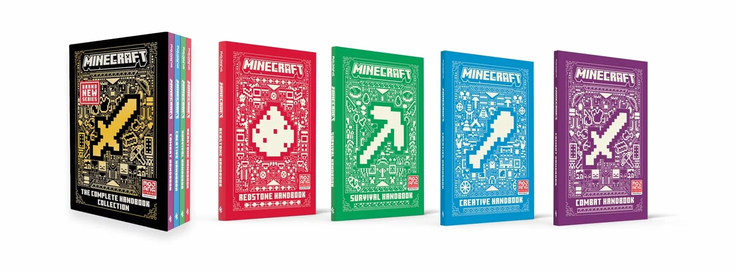 Minecraft: The Complete Handbook Collection – 4 Book Box-Set: The latest updated & revised essential 2022 official guide book box set for the ... game of all time – perfect for kids and teens