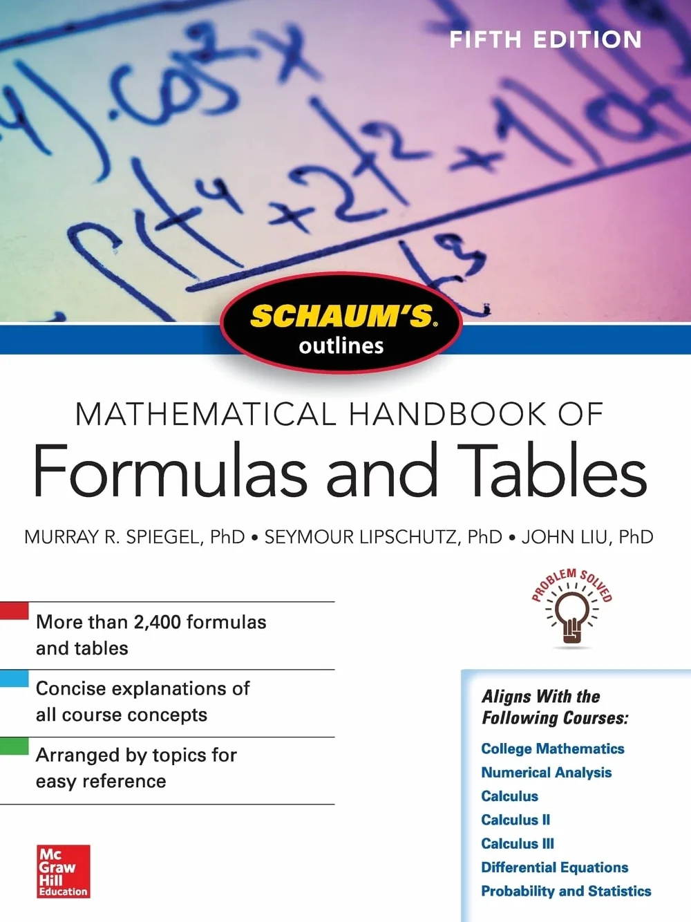 Schaum's Outline of Mathematical Handbook of Formulas and Tables