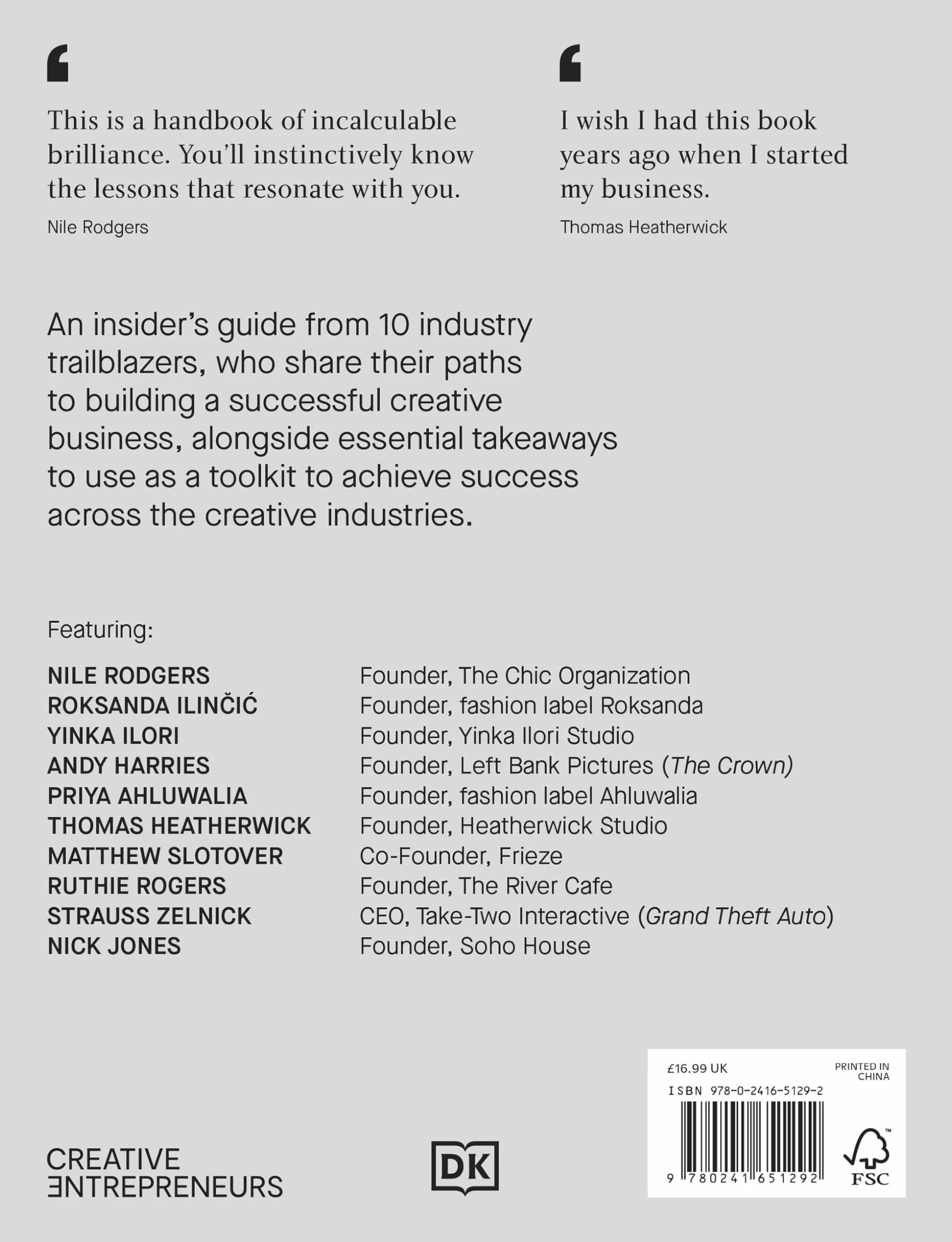 The Creative Entrepreneur: A Guide to Building a Successful Creative Business from Industry Titans