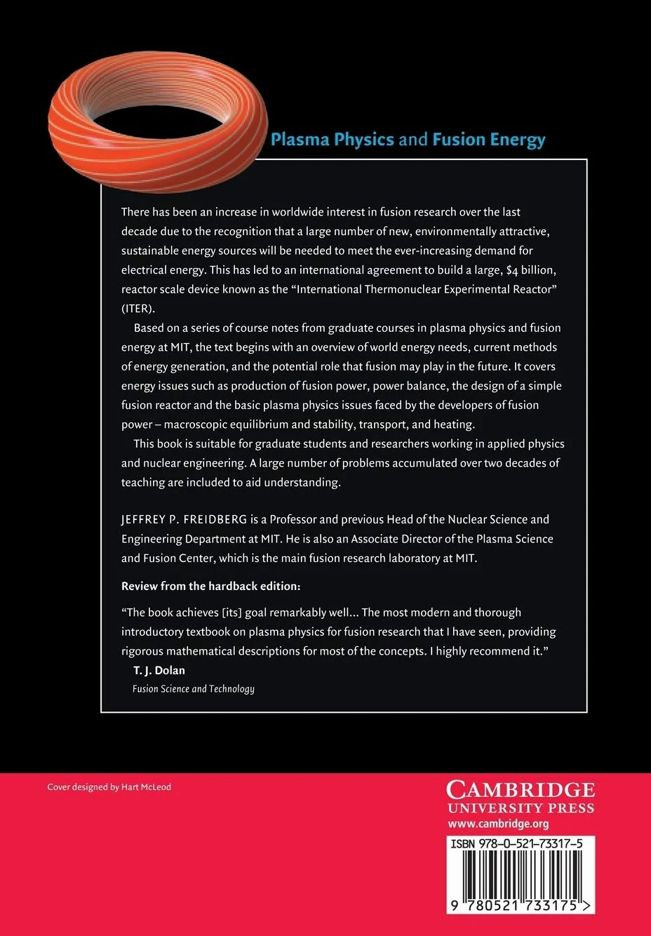Plasma Physics and Fusion Energy