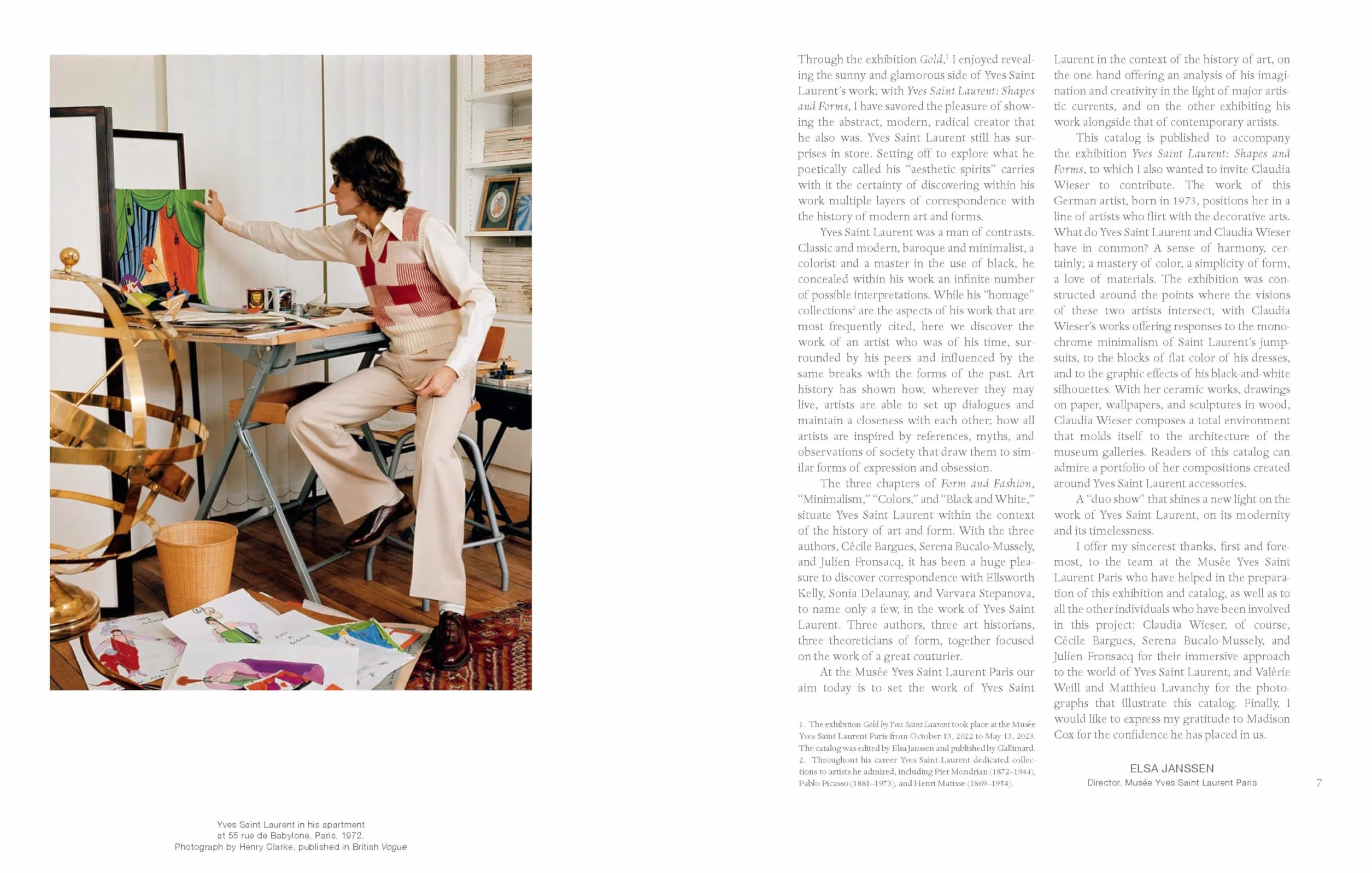 Yves Saint Laurent : Form and Fashion: Form and Fashion